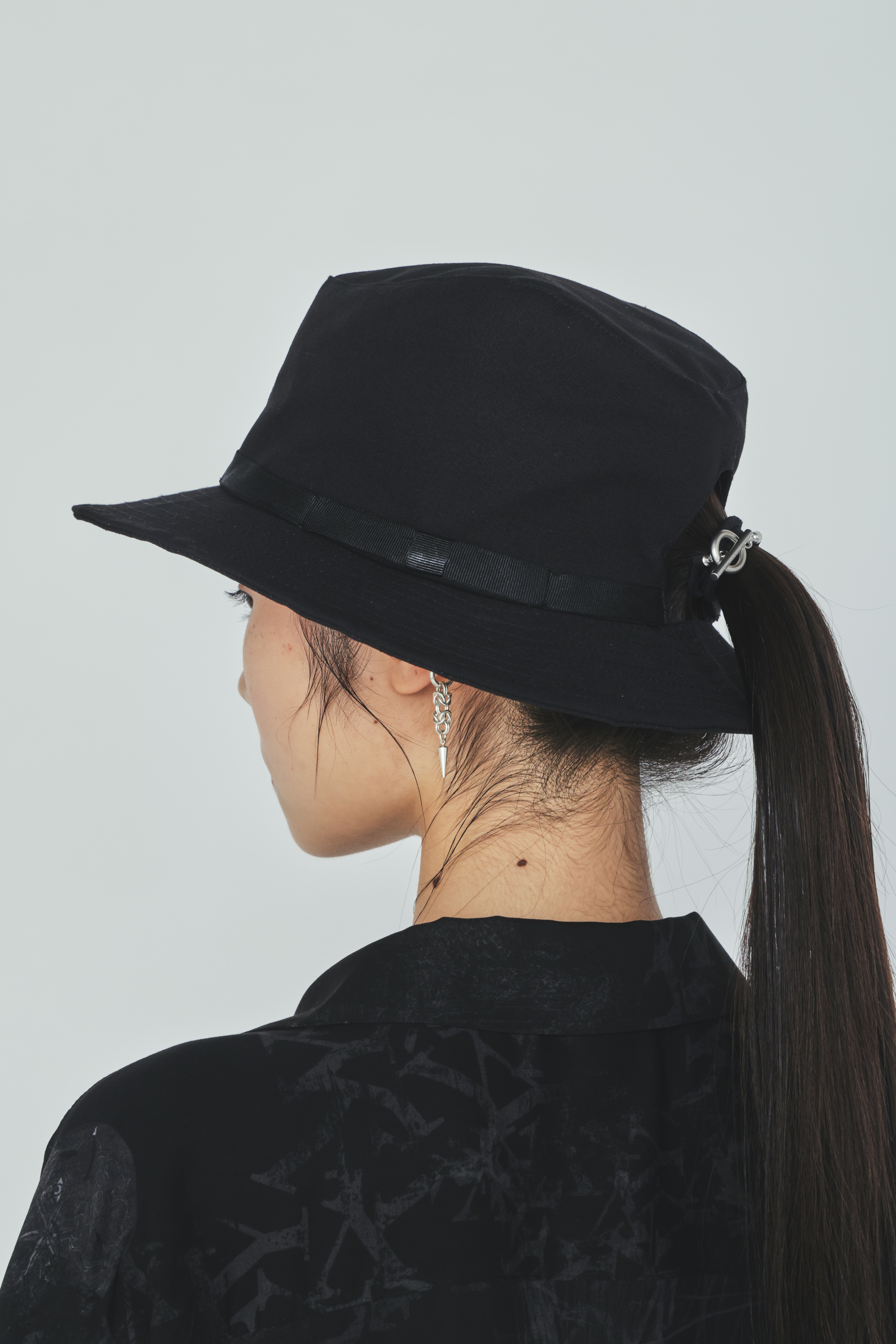 COTTON WRINKLE PONYTAIL HAT