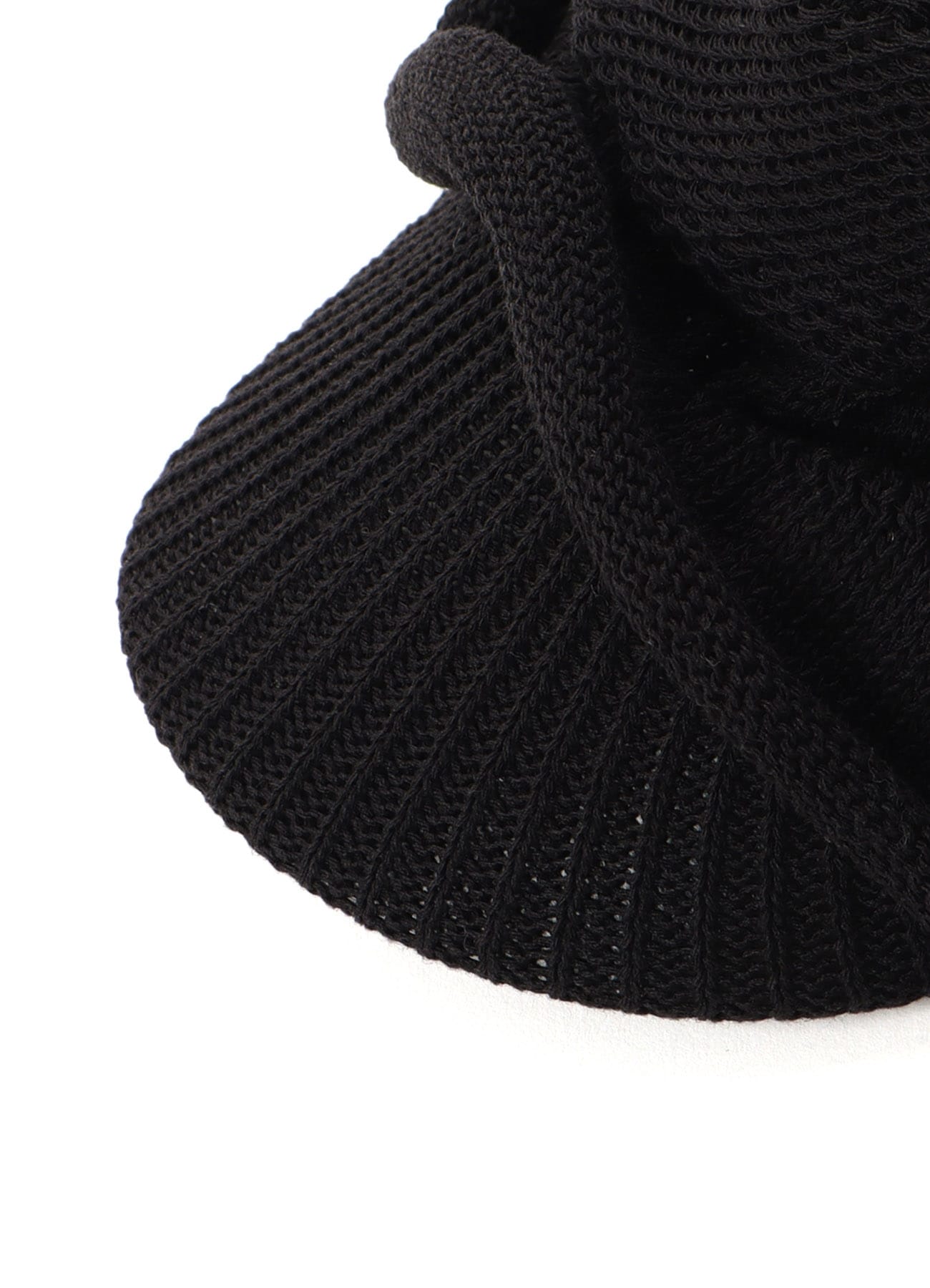 ACRYLIC FLAX KNIT CASQUETTE