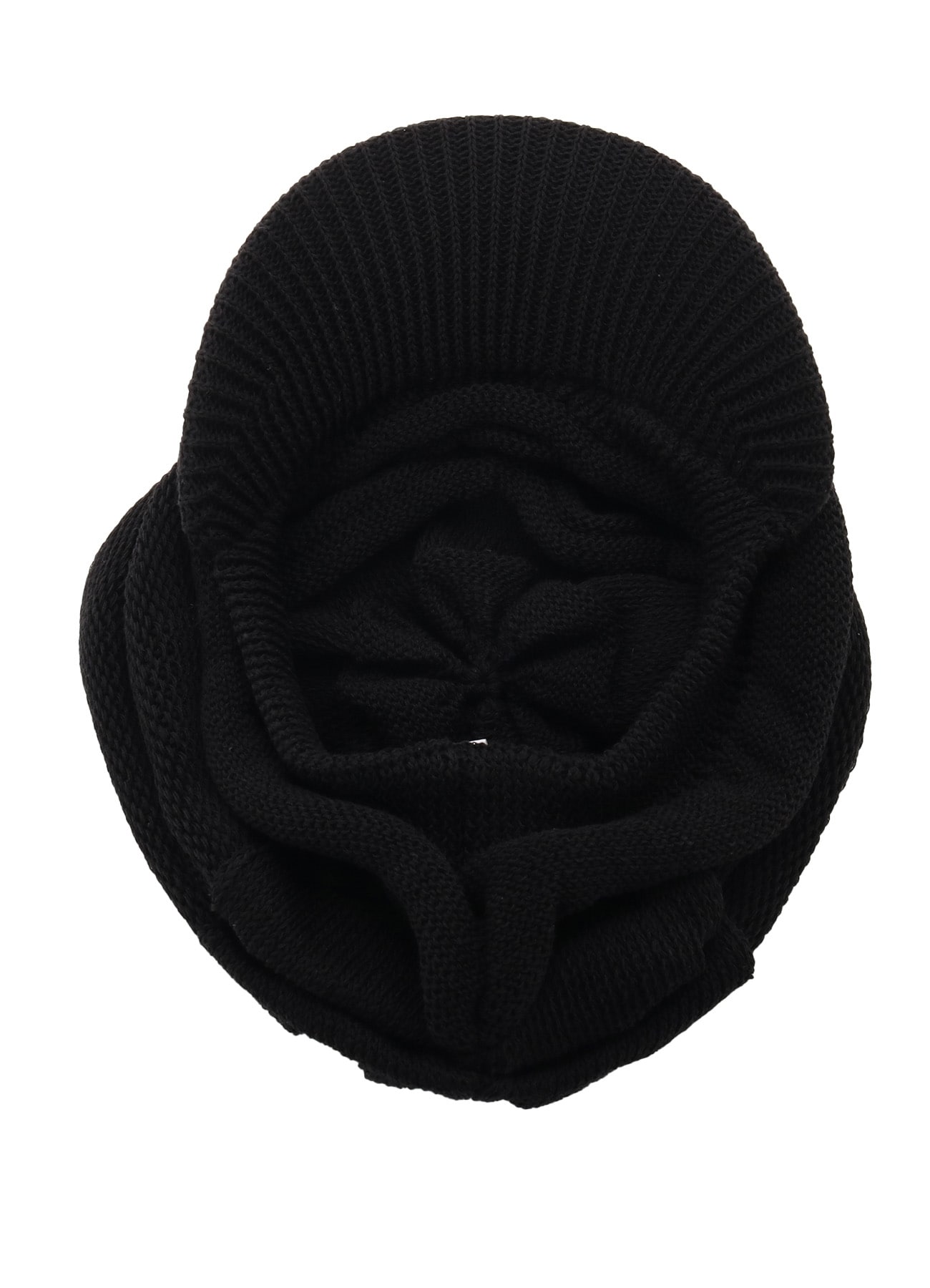 ACRYLIC FLAX KNIT CASQUETTE