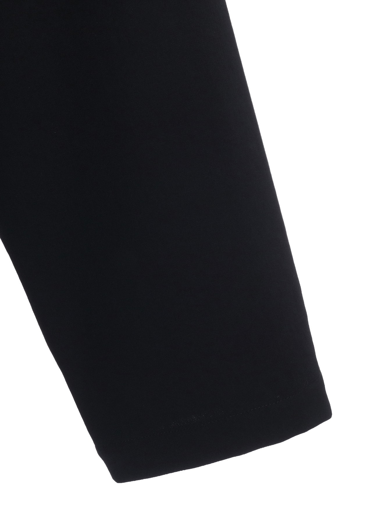 WASHER WOOL GABARDINE SEMI-DOUBLE-BREASTED TIE-FRONT JACKET