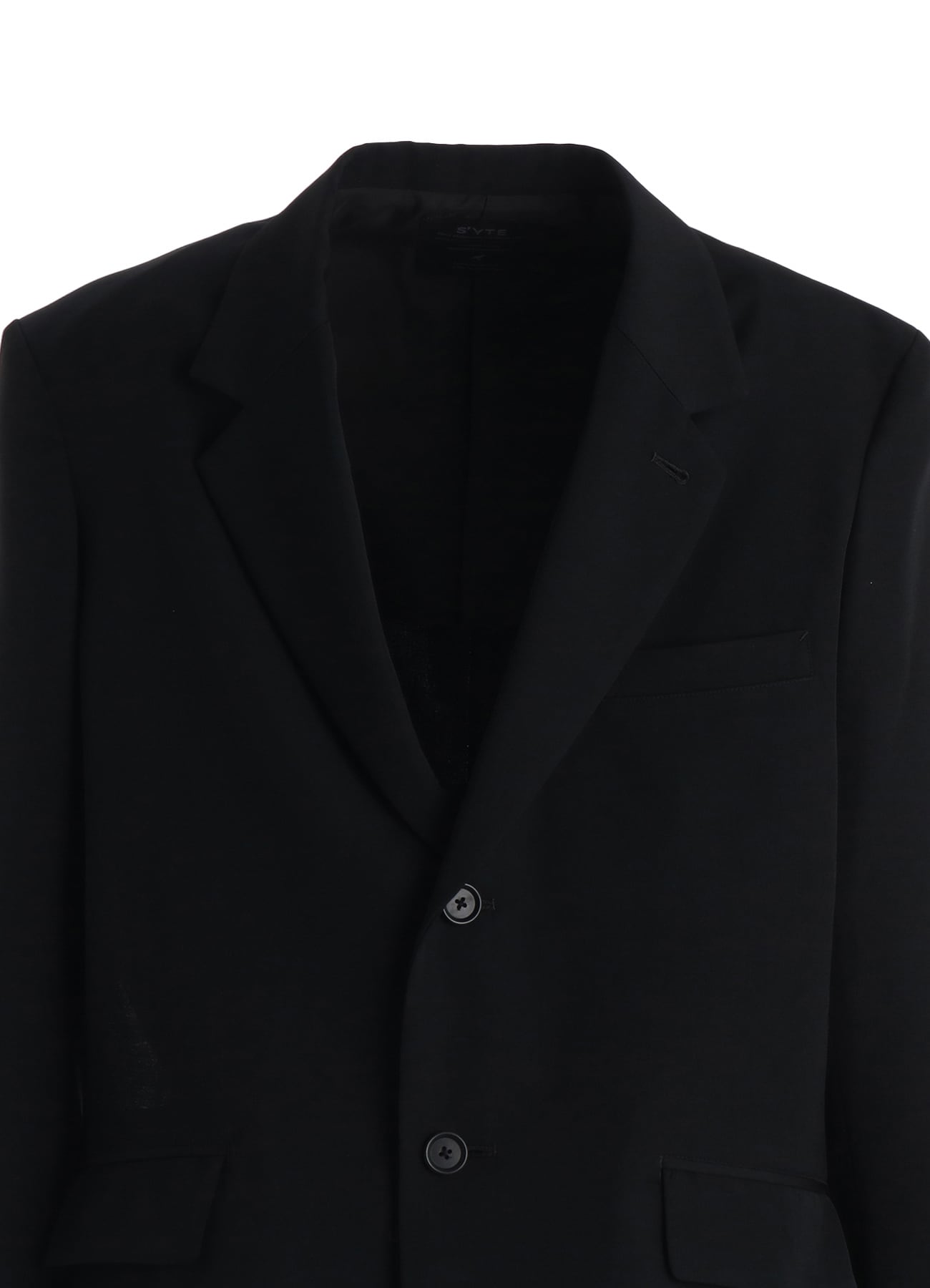 WASHER WOOL GABARDINE SIDE-BELTED JACKET