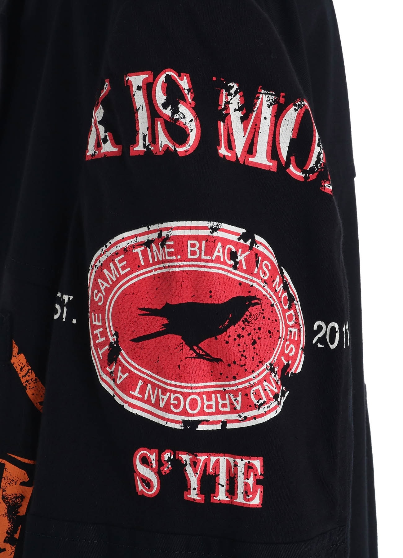 PRINTED PATCHWORK COTTON TWILL JACKET