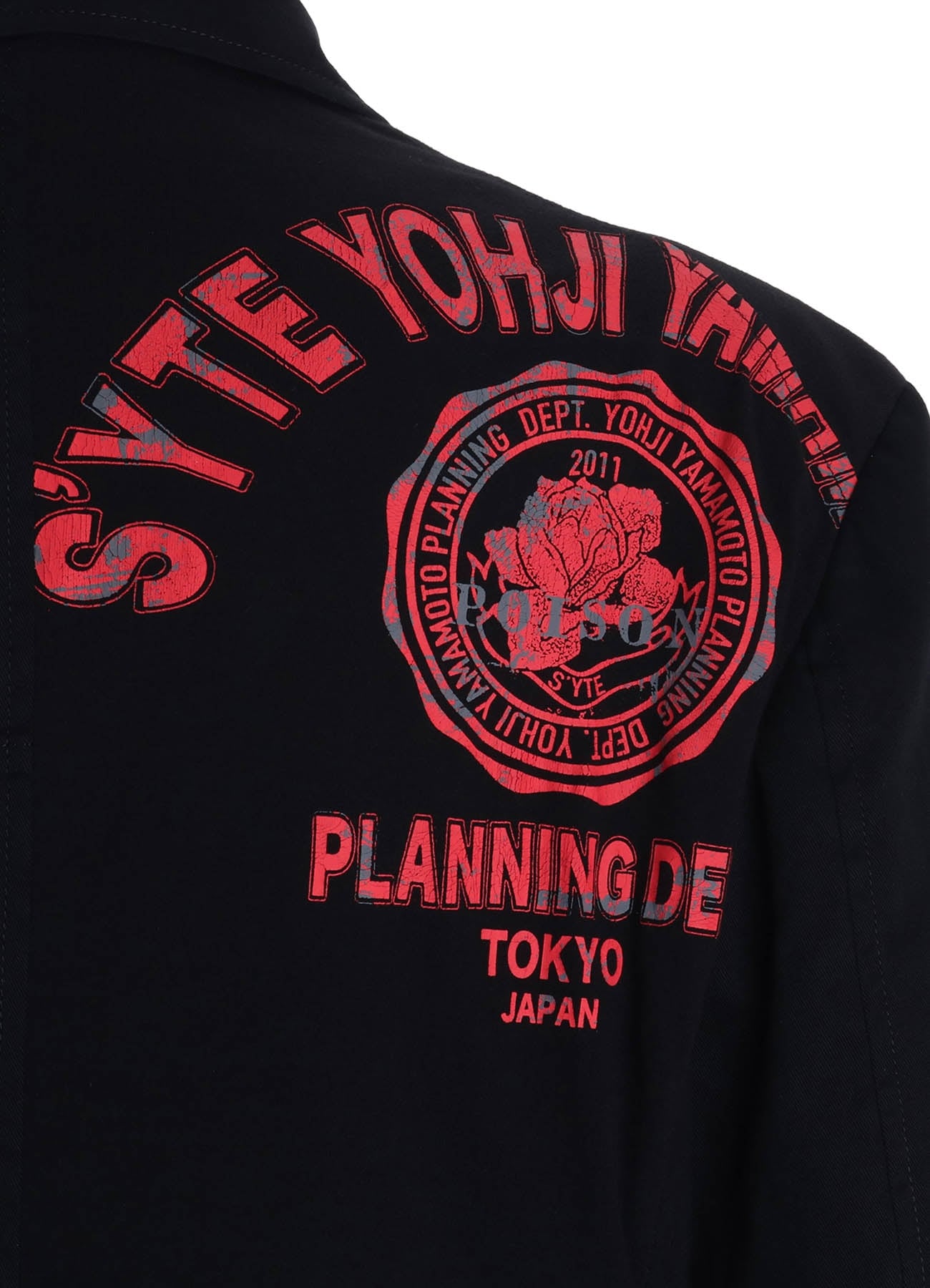 PRINTED PATCHWORK COTTON TWILL JACKET