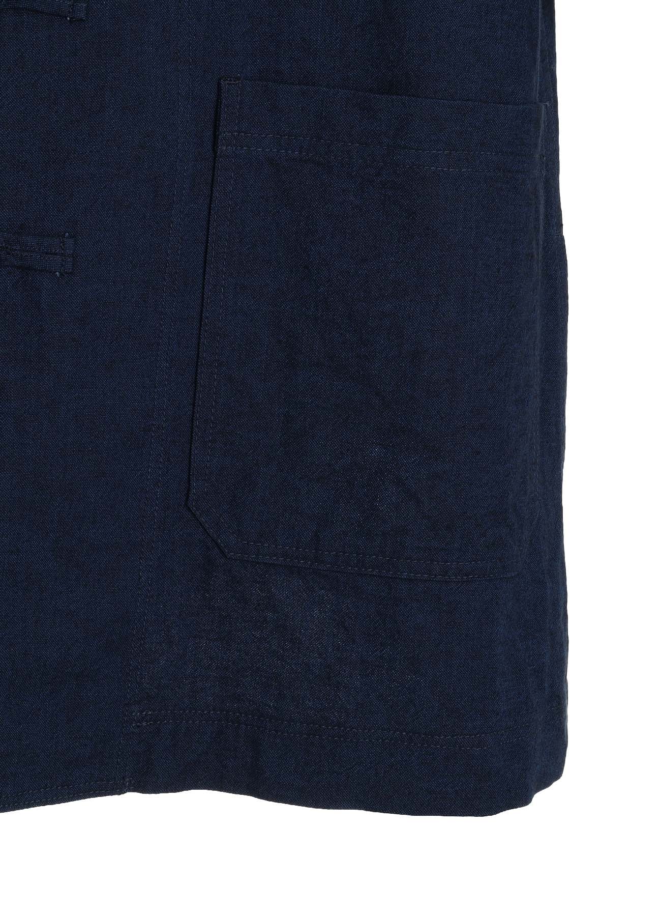 COTTON/LINEN CANVAS SOFRON CHINA SHIRT
