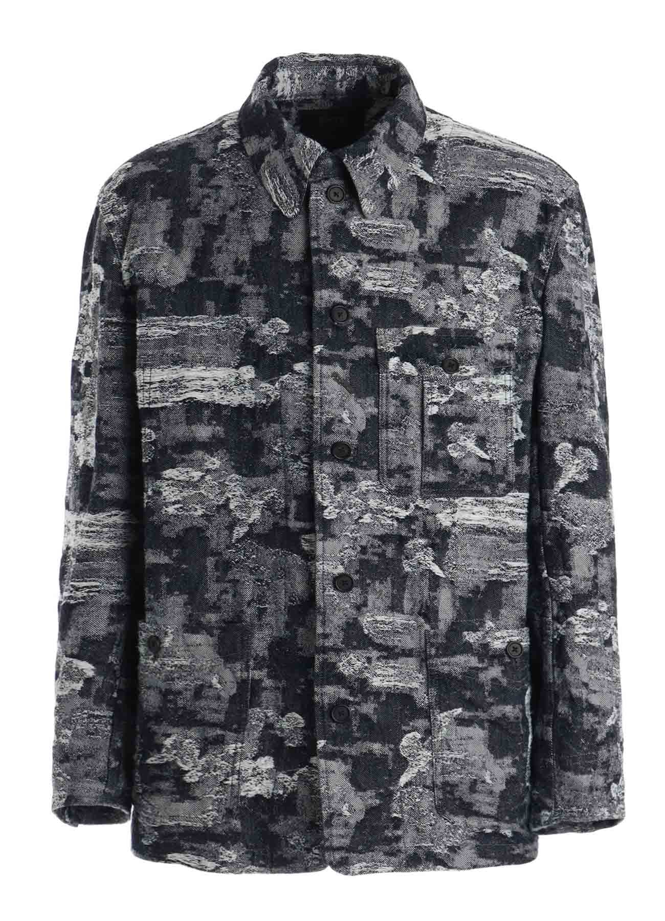 JACQUARD DENIM COVERALL