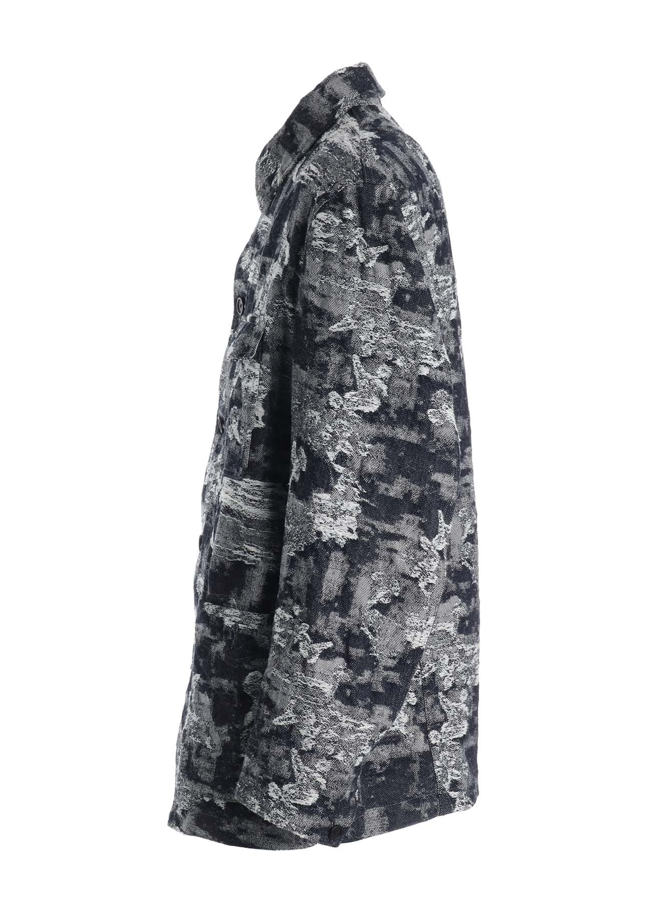 JACQUARD DENIM COVERALL