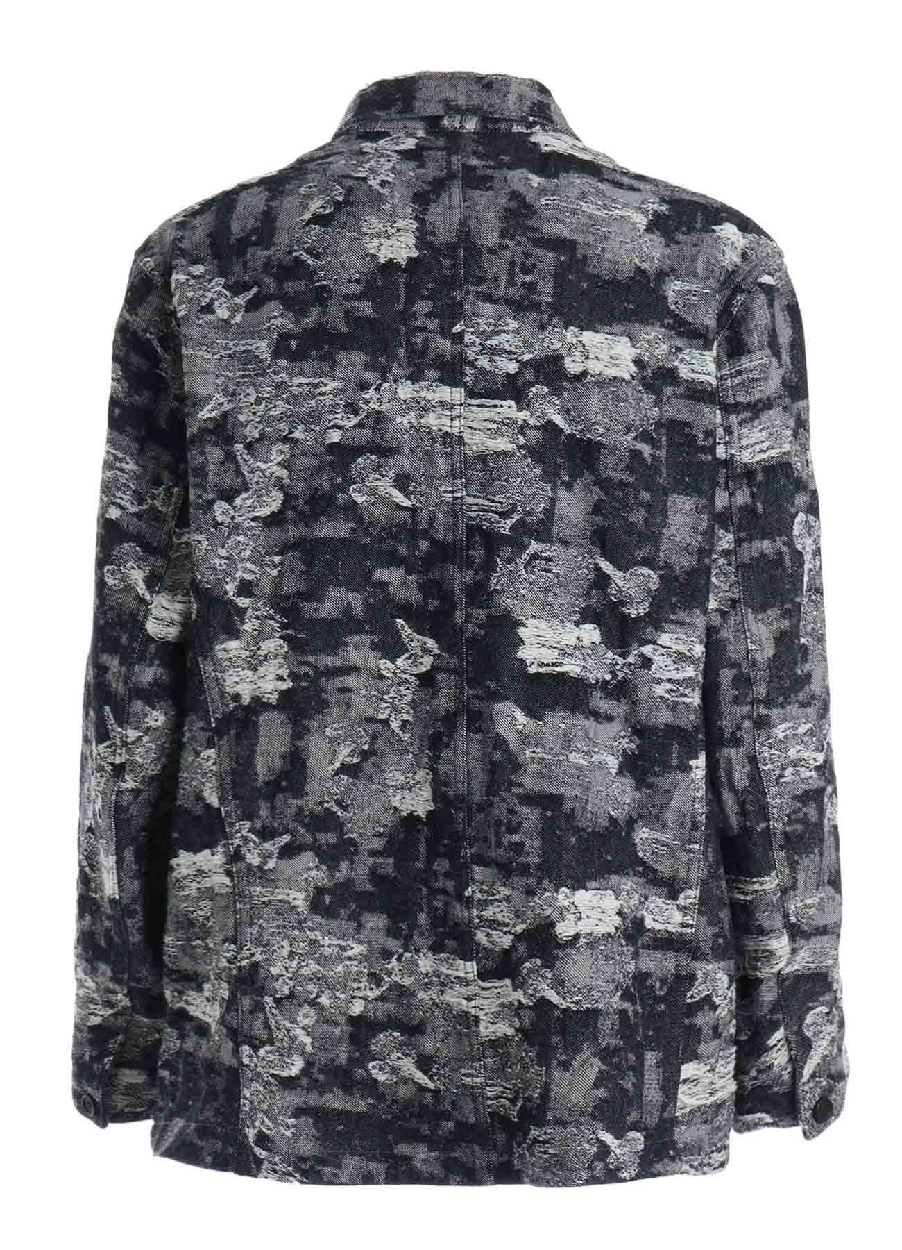 JACQUARD DENIM COVERALL