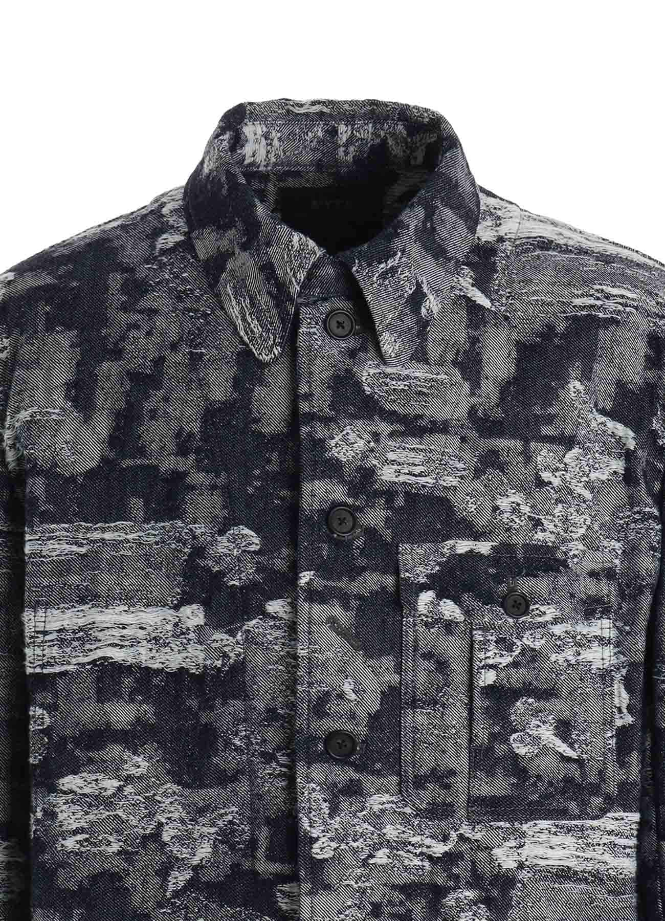 JACQUARD DENIM COVERALL