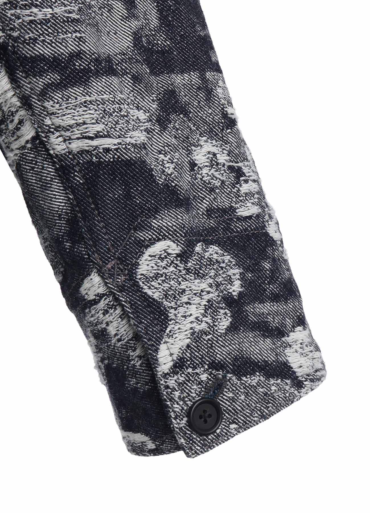 JACQUARD DENIM COVERALL