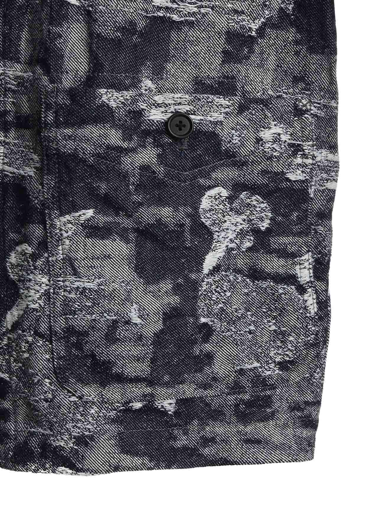 JACQUARD DENIM COVERALL