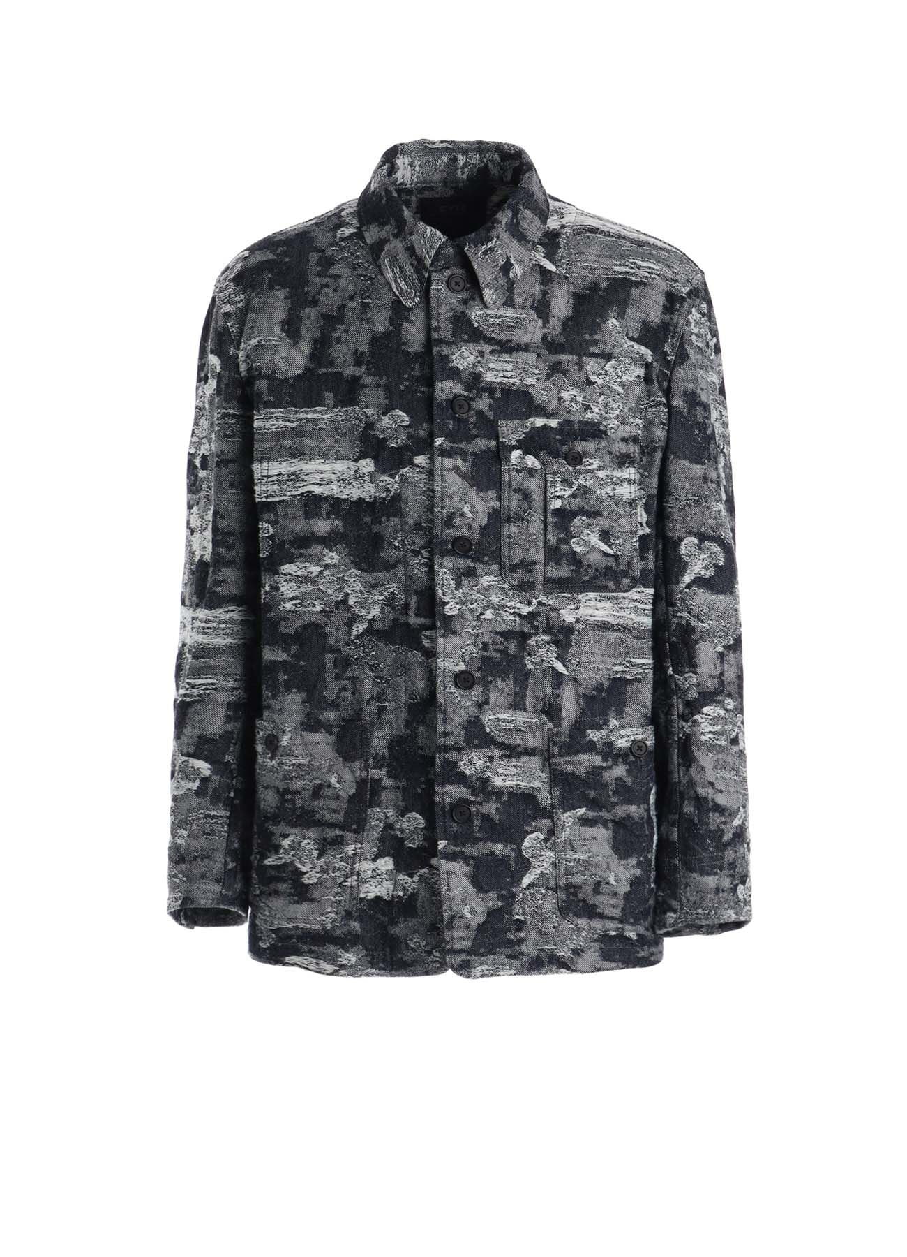 JACQUARD DENIM COVERALL