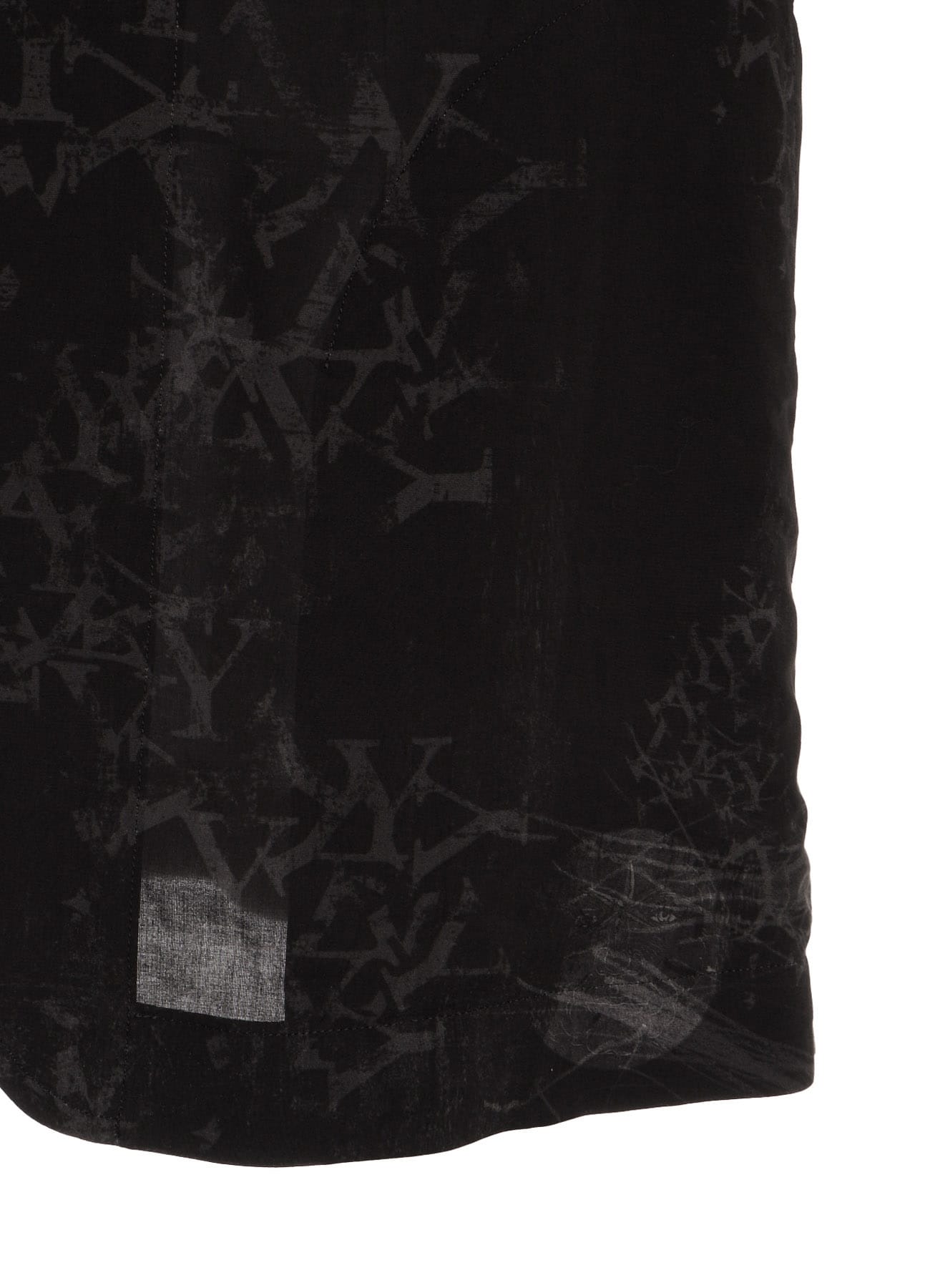 RAYON “Y” LETTER AND SUN-MOON PRINT RAGLAN JACKET