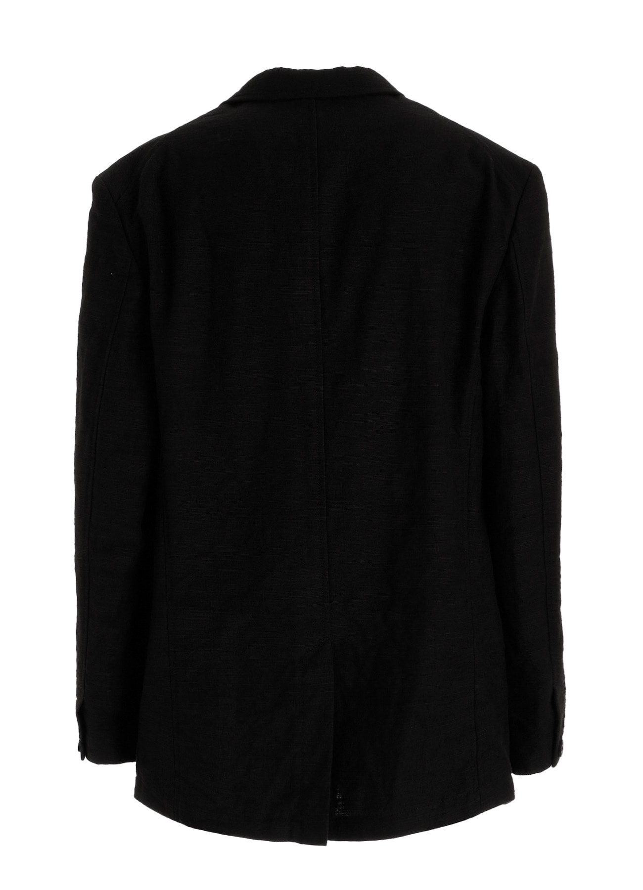 COTTON/LINEN FLOWER EMBROIDERY JACKET(S Black): S'YTE｜THE SHOP