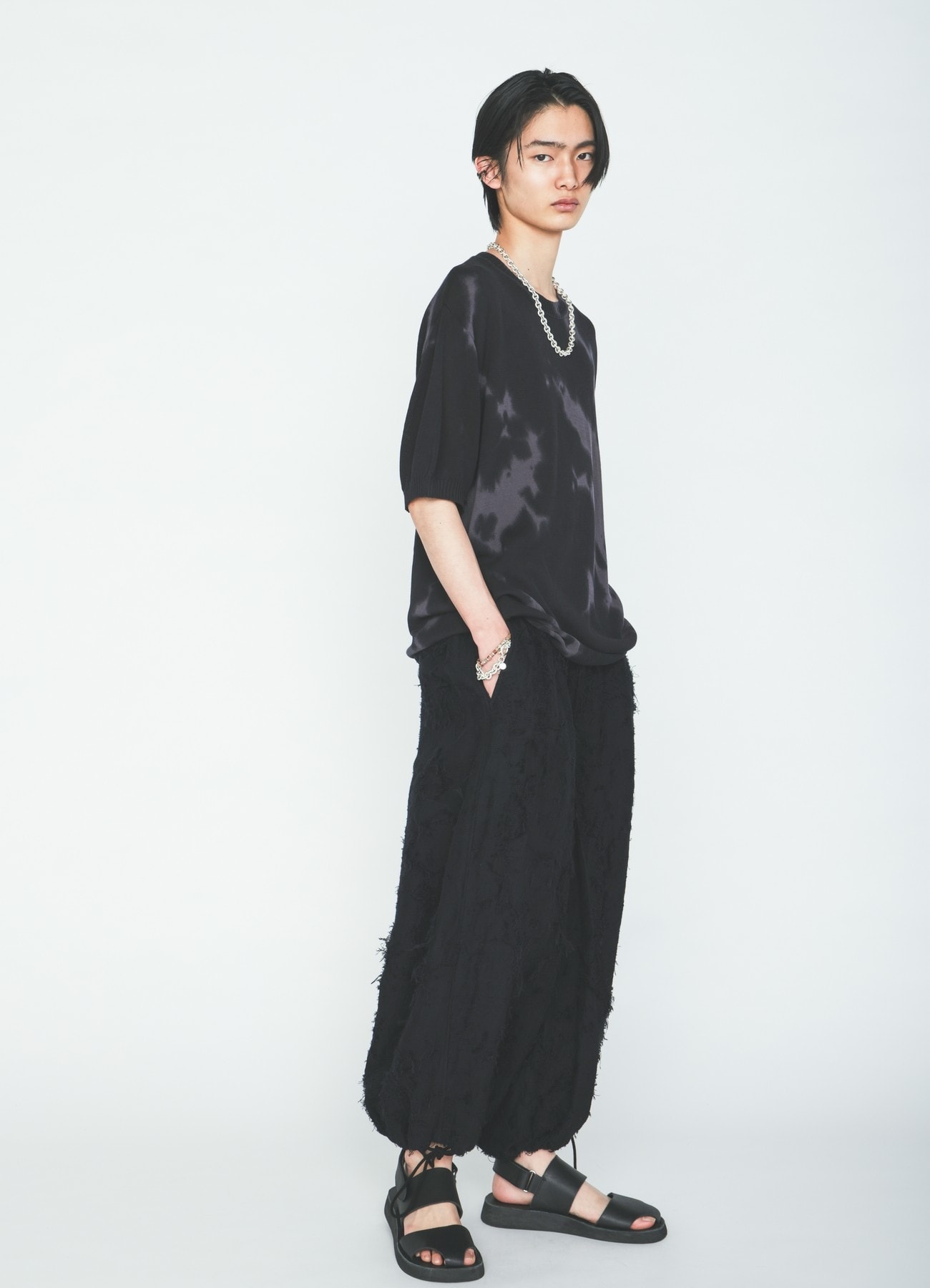 CHUSEN-DYED COMPACT TWIST PULLOVER