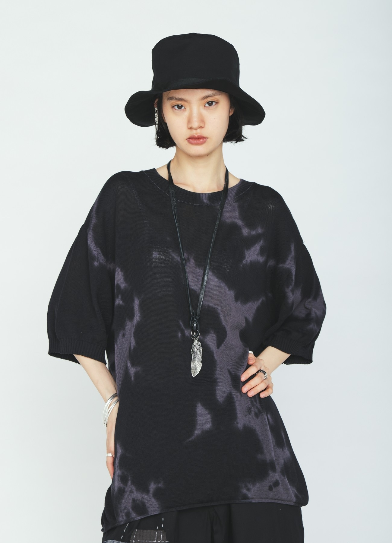 CHUSEN-DYED COMPACT TWIST PULLOVER