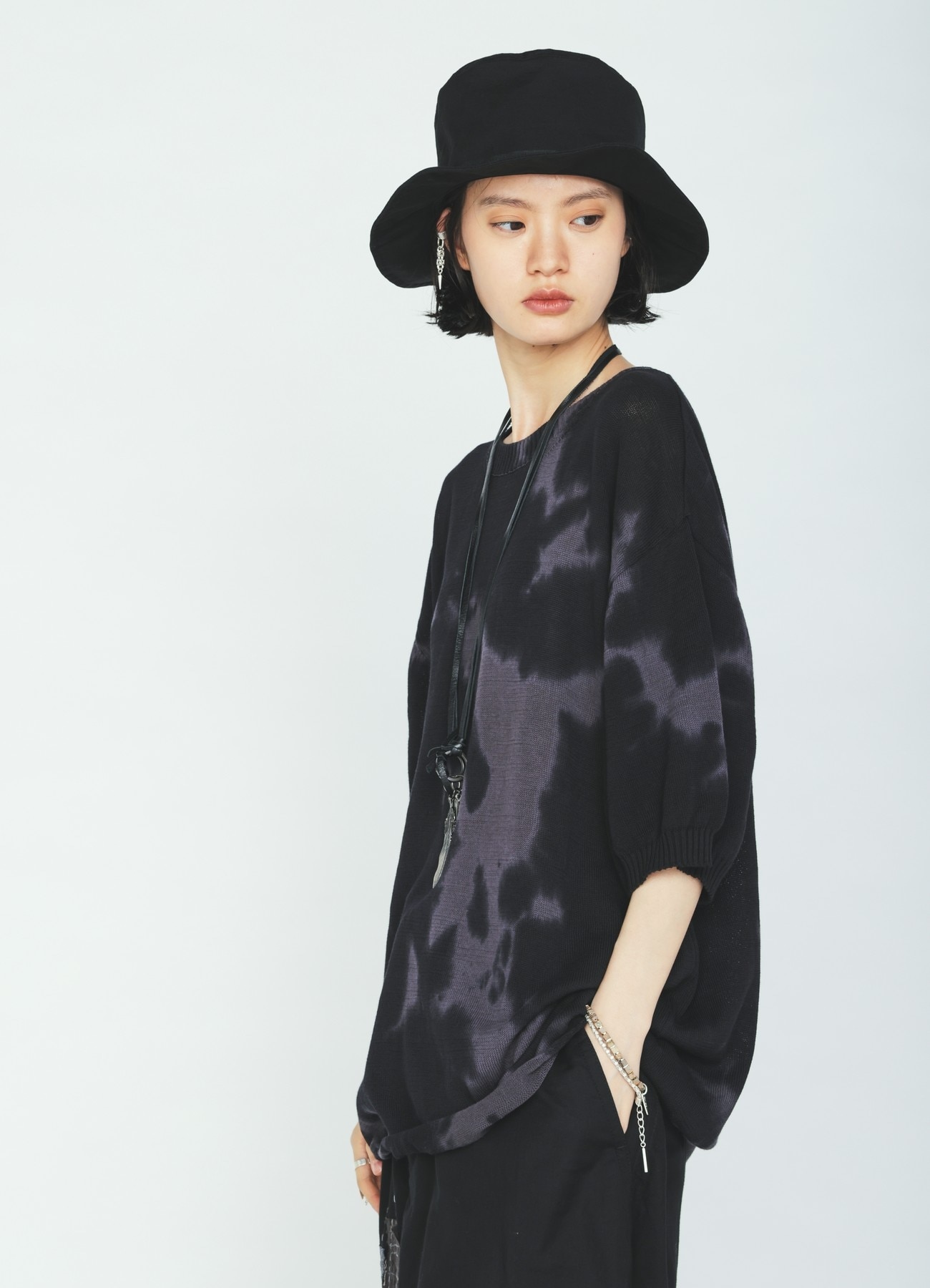 CHUSEN-DYED COMPACT TWIST PULLOVER