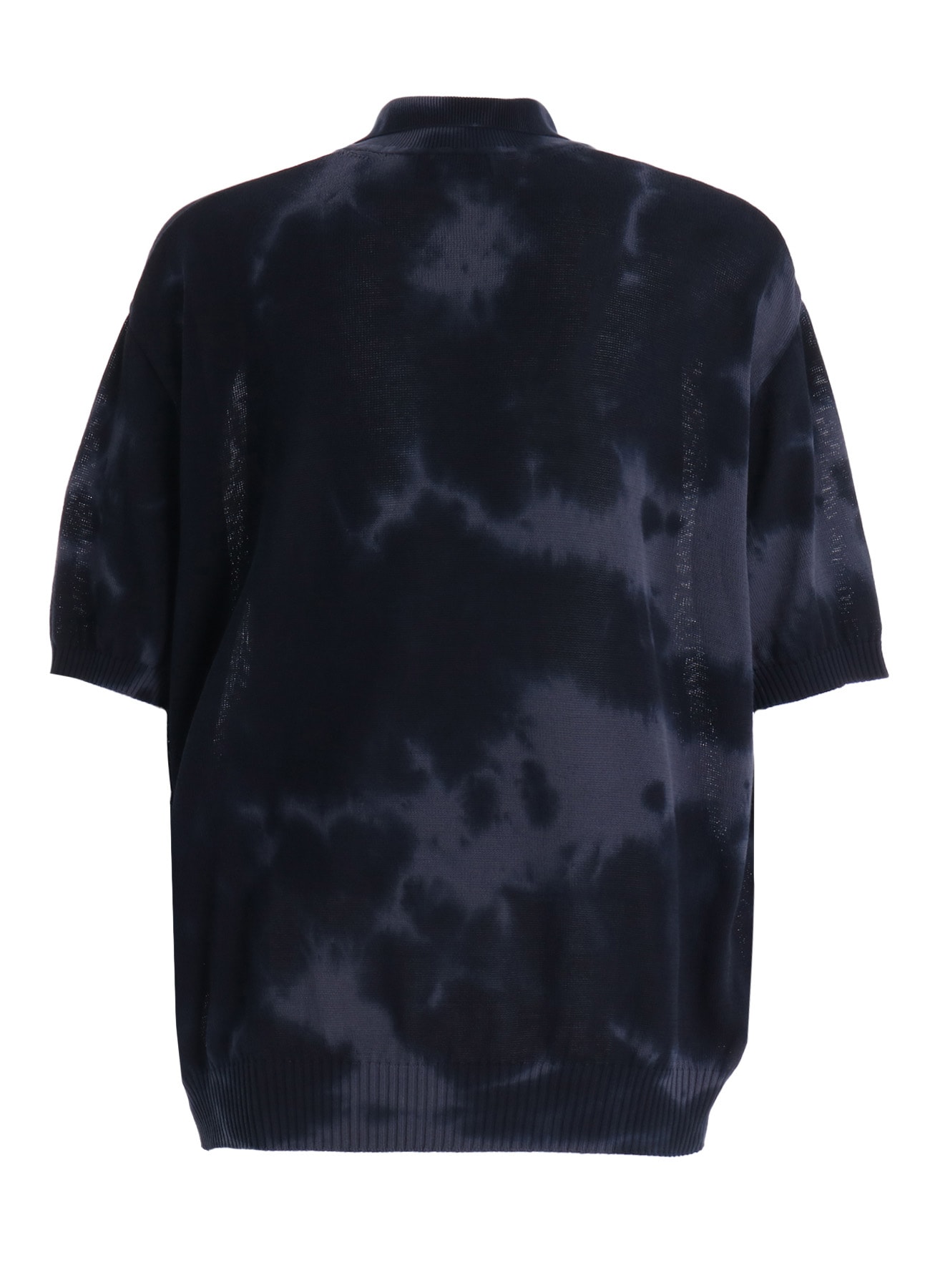 CHUSEN-DYED COMPACT TWIST POLO SHIRT