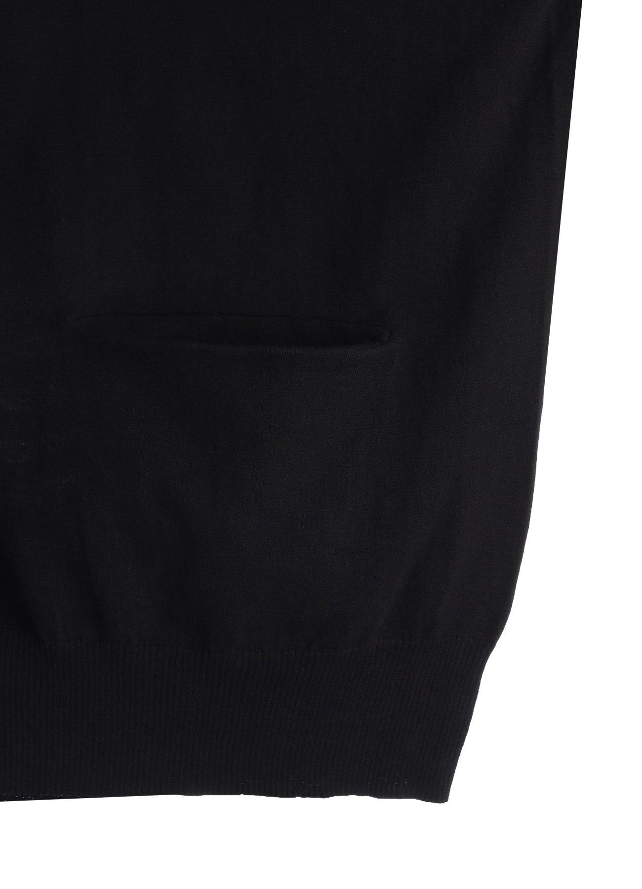 COTTON HIGH-TWIST INTARSIA BORDER CARDIGAN