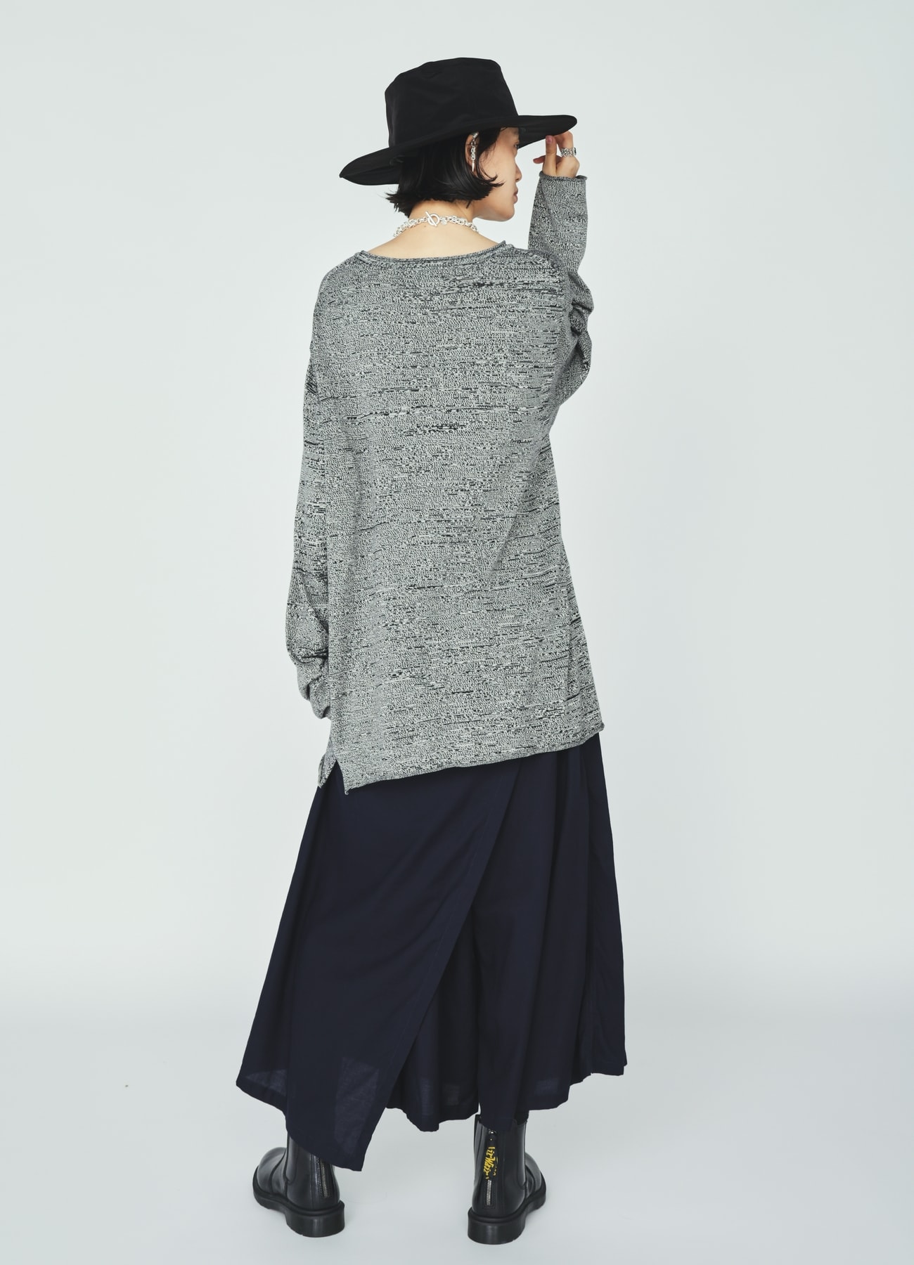 COTTON SUVIN GOLD KNIT PULLOVER
