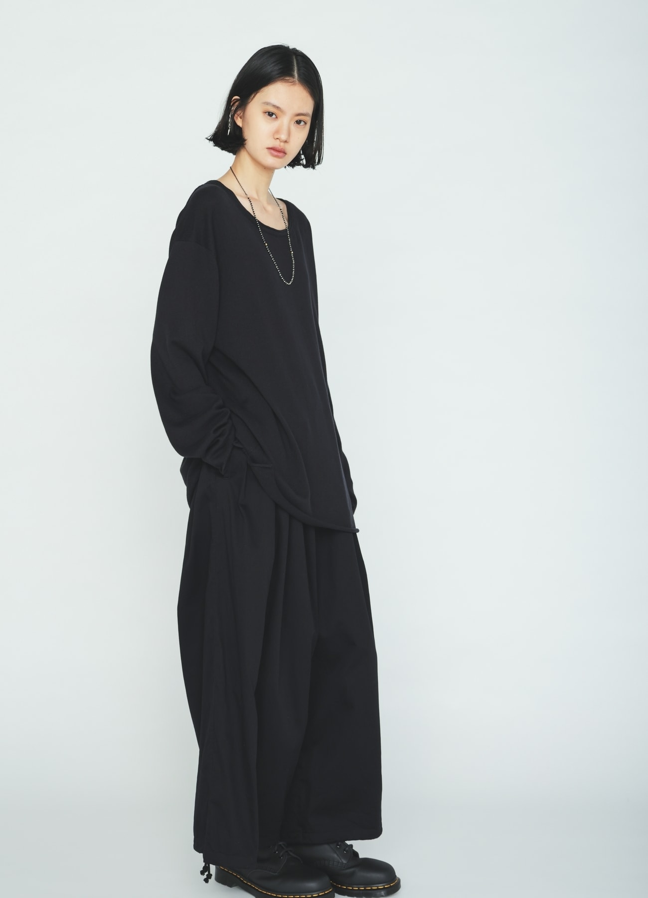 COTTON SUVIN GOLD KNIT PULLOVER