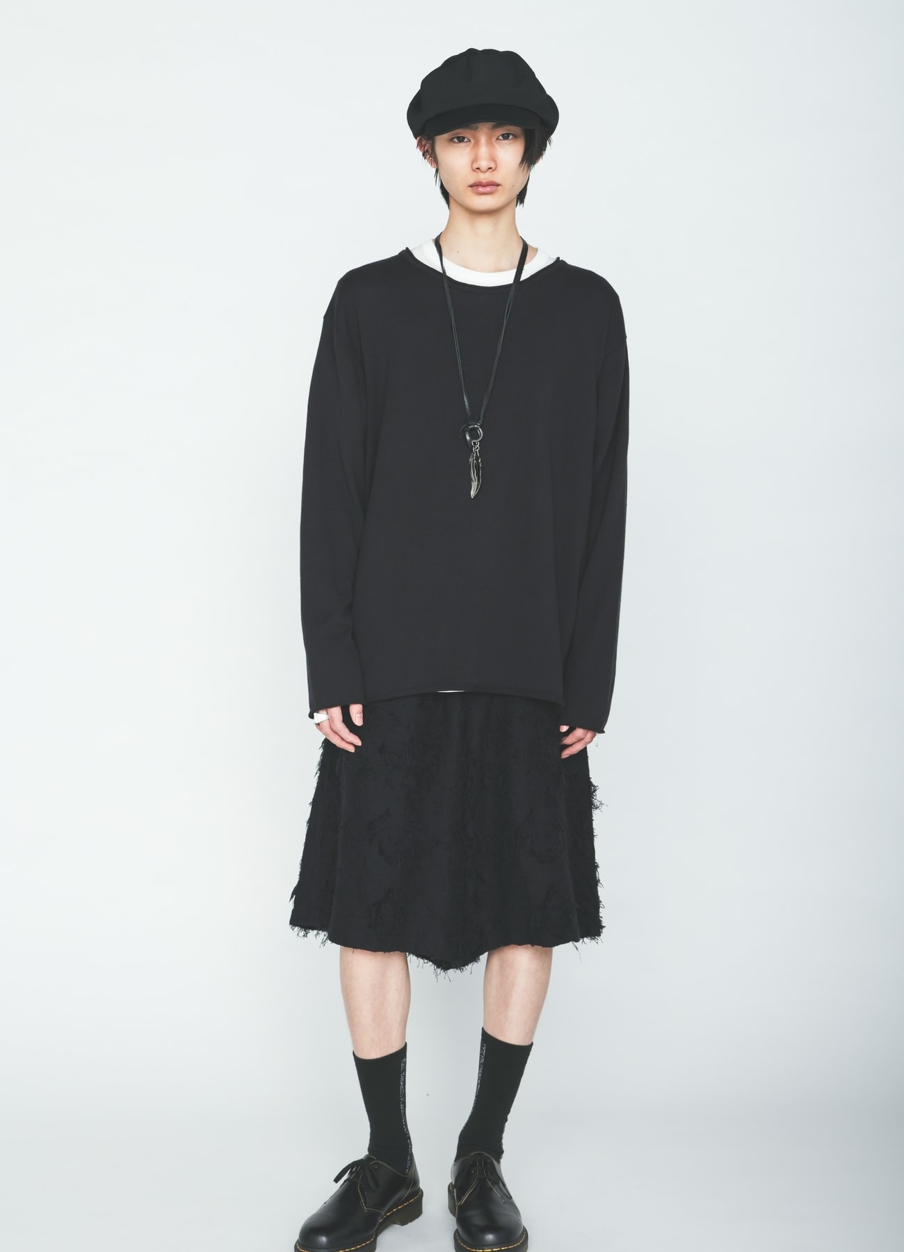 COTTON SUVIN GOLD KNIT PULLOVER