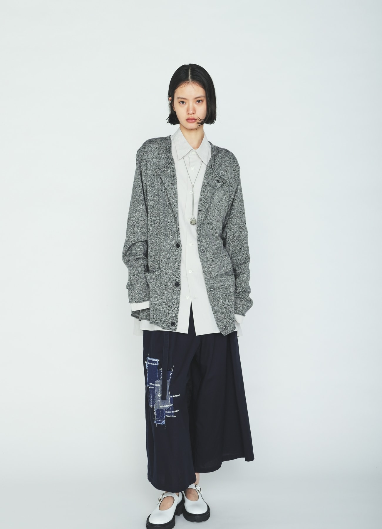 COTTON SUVIN GOLD KNIT CARDIGAN