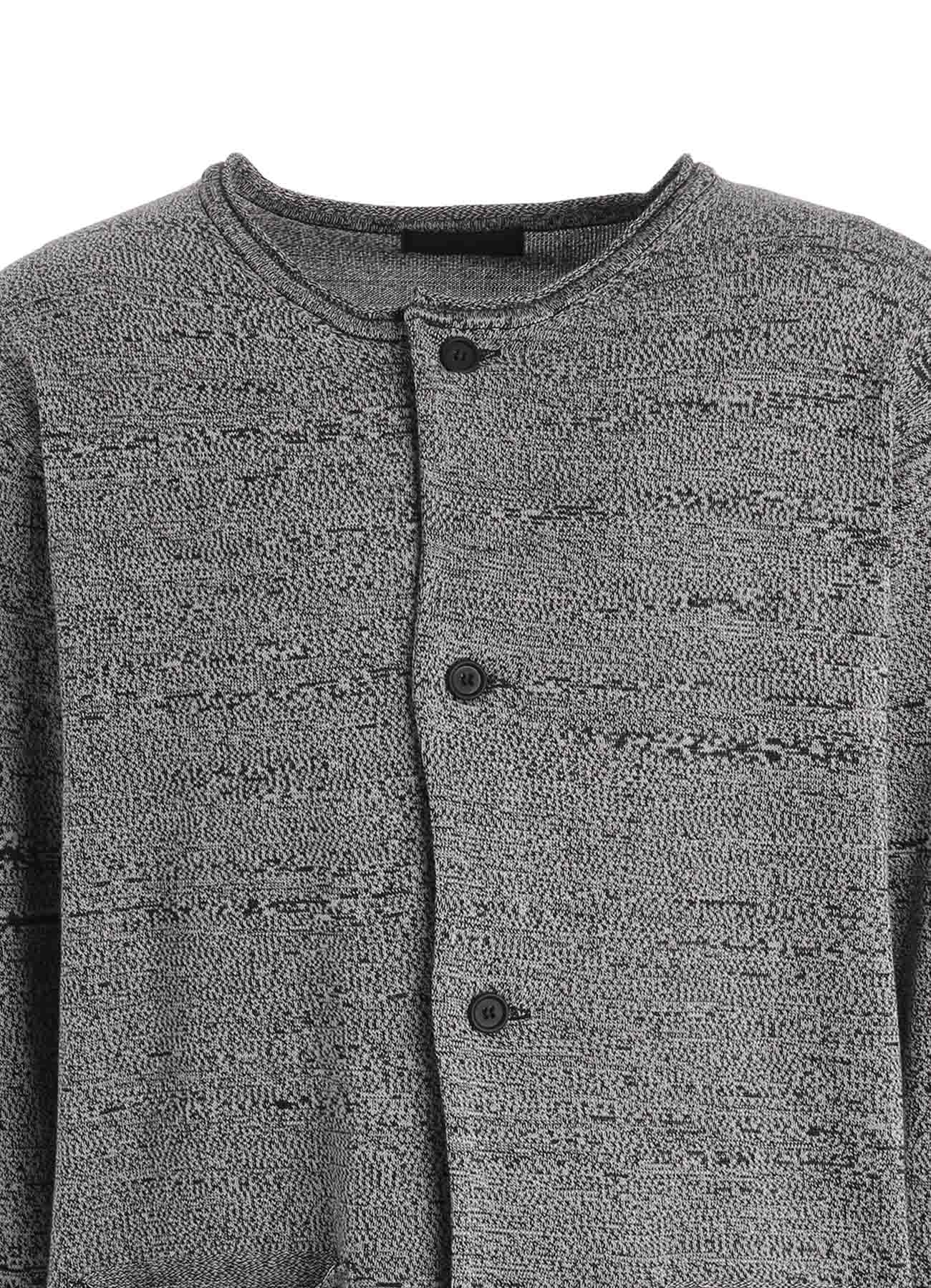 COTTON SUVIN GOLD KNIT CARDIGAN