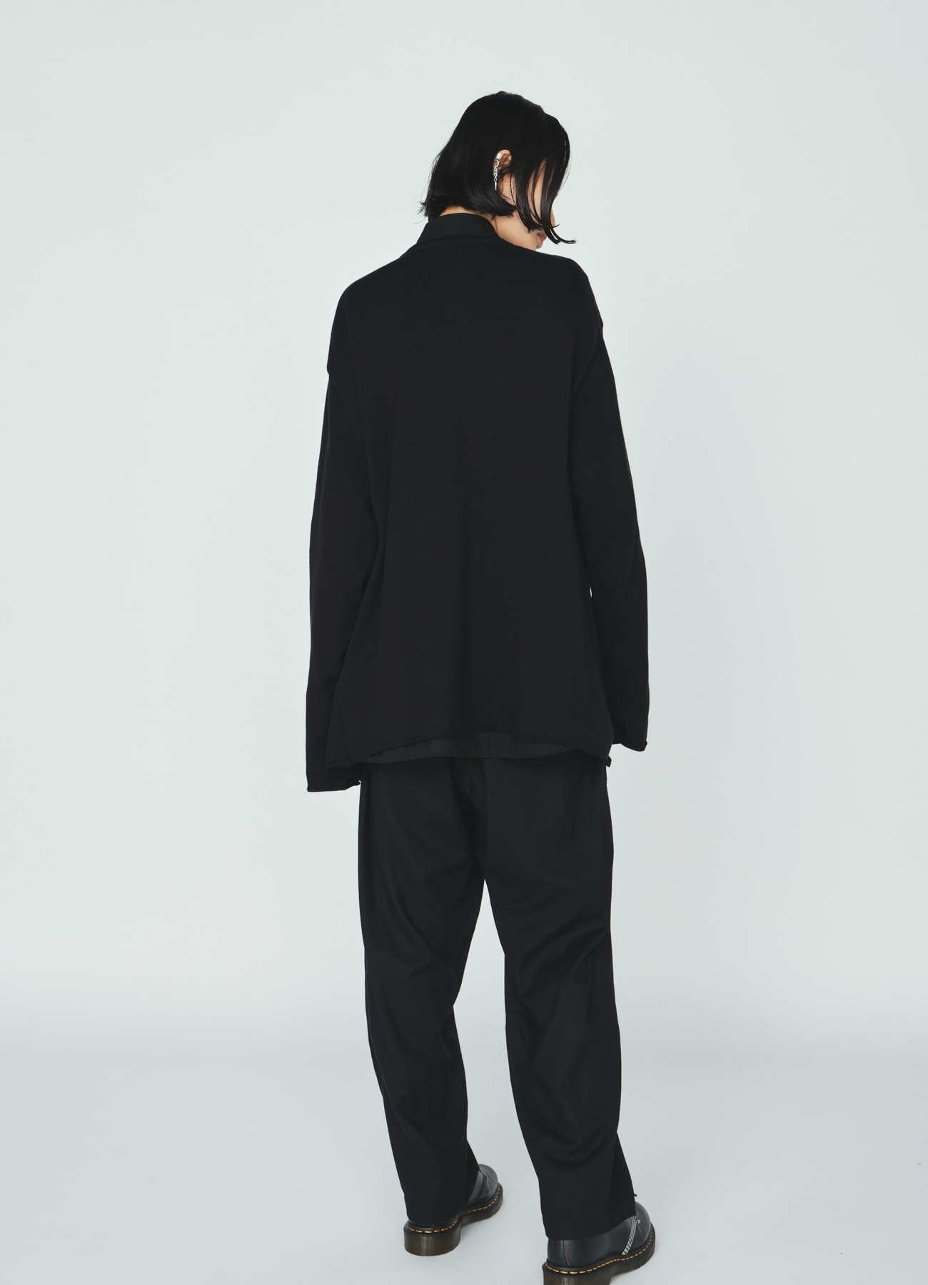 COTTON SUVIN GOLD KNIT CARDIGAN