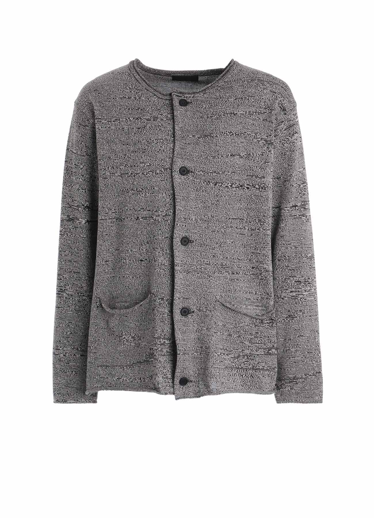 COTTON SUVIN GOLD KNIT CARDIGAN