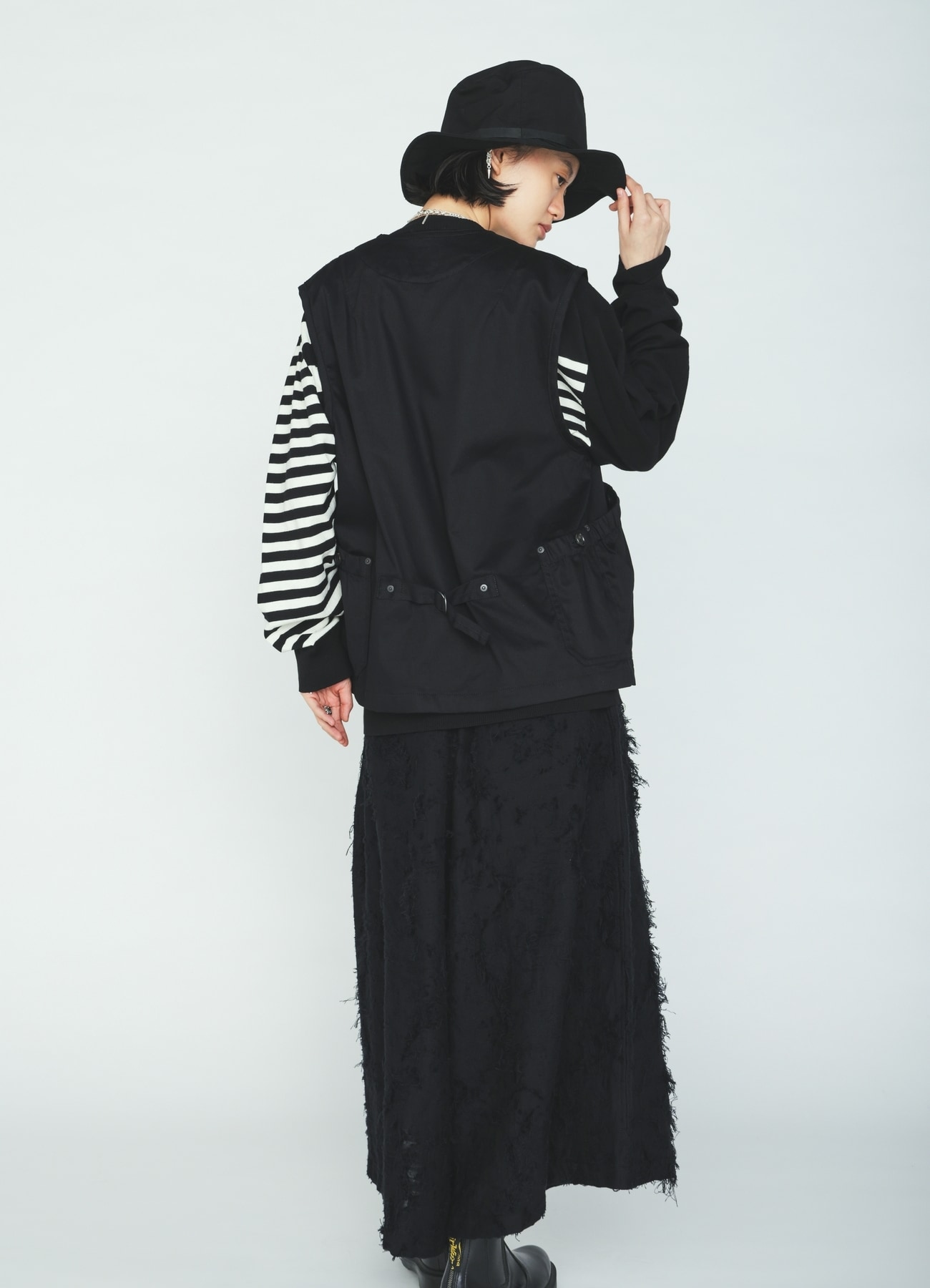 COTTON BOTANICAL SHEER JACQUARD CULOTTE PANTS