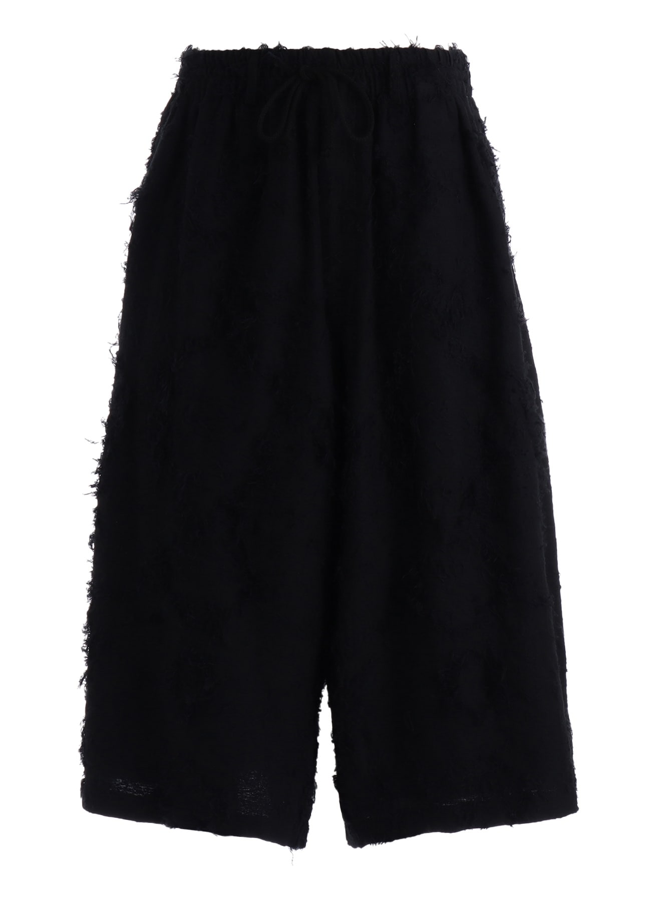 COTTON BOTANICAL SHEER JACQUARD CULOTTE PANTS