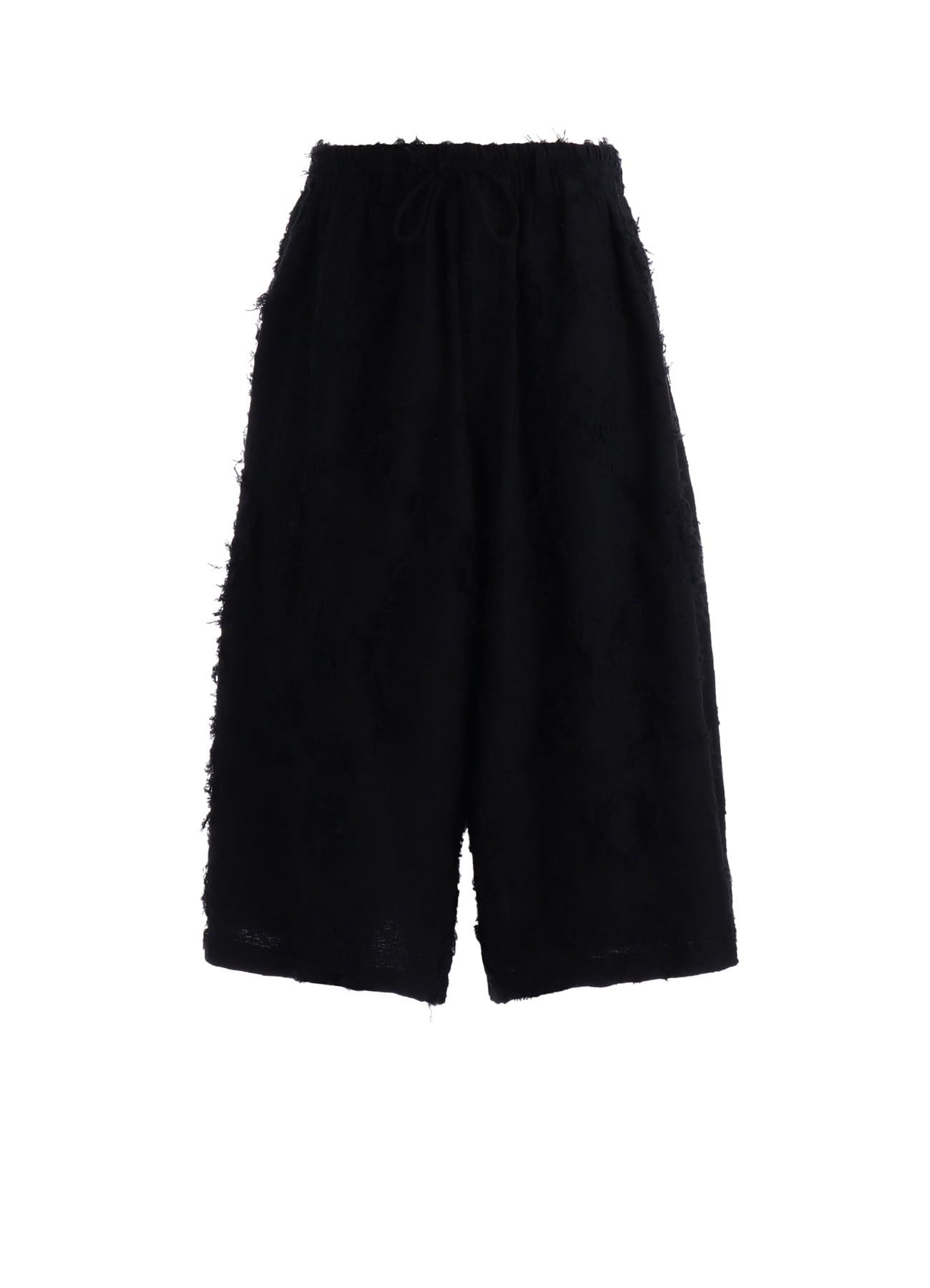 COTTON BOTANICAL SHEER JACQUARD CULOTTE PANTS