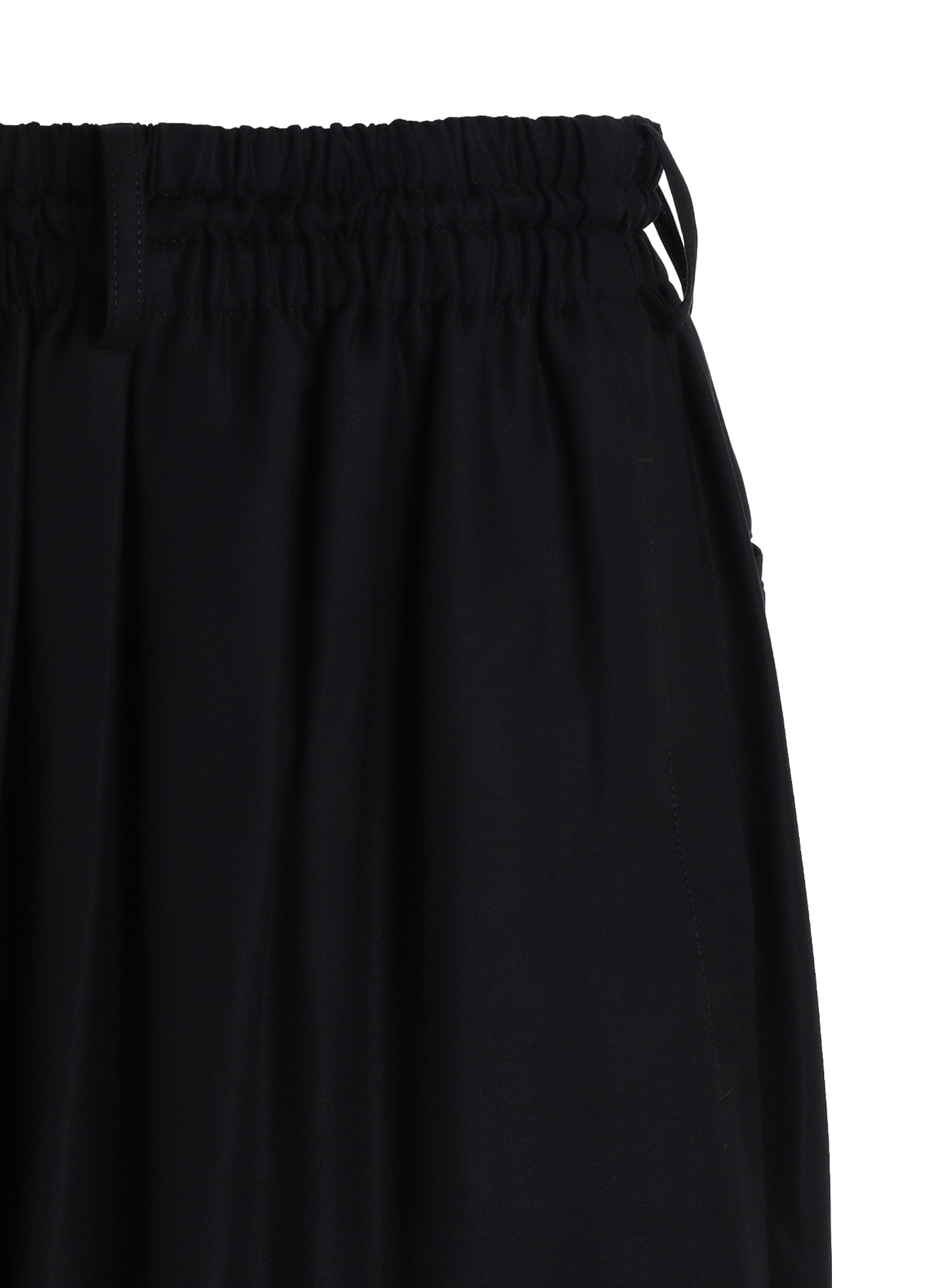 RAYON TWILL SKULL EMBROIDERY CULOTTE PANTS