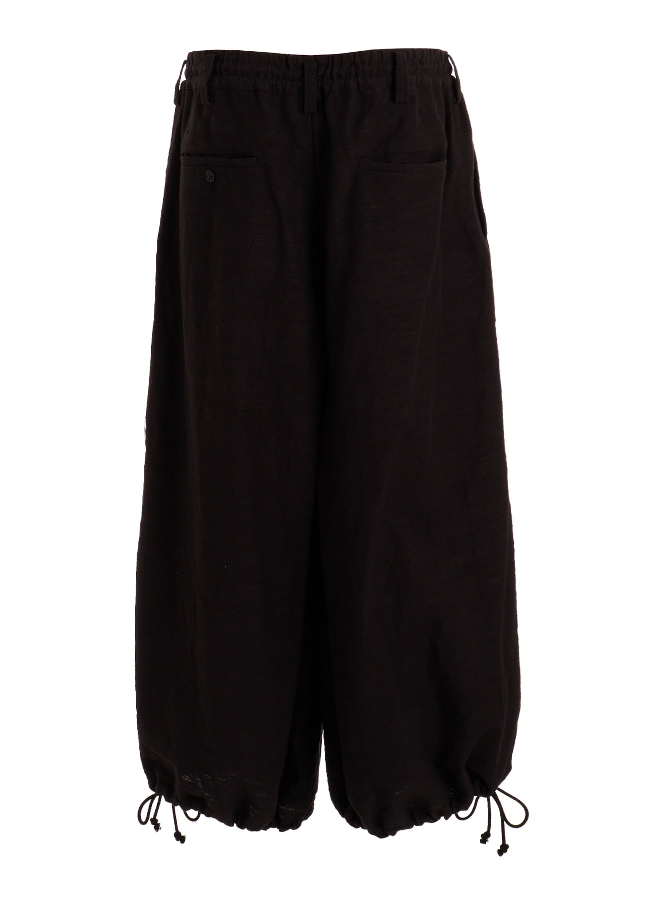 COTTON/LINEN FLOWER EMBROIDERY HAKAMA BALLOON PANTS
