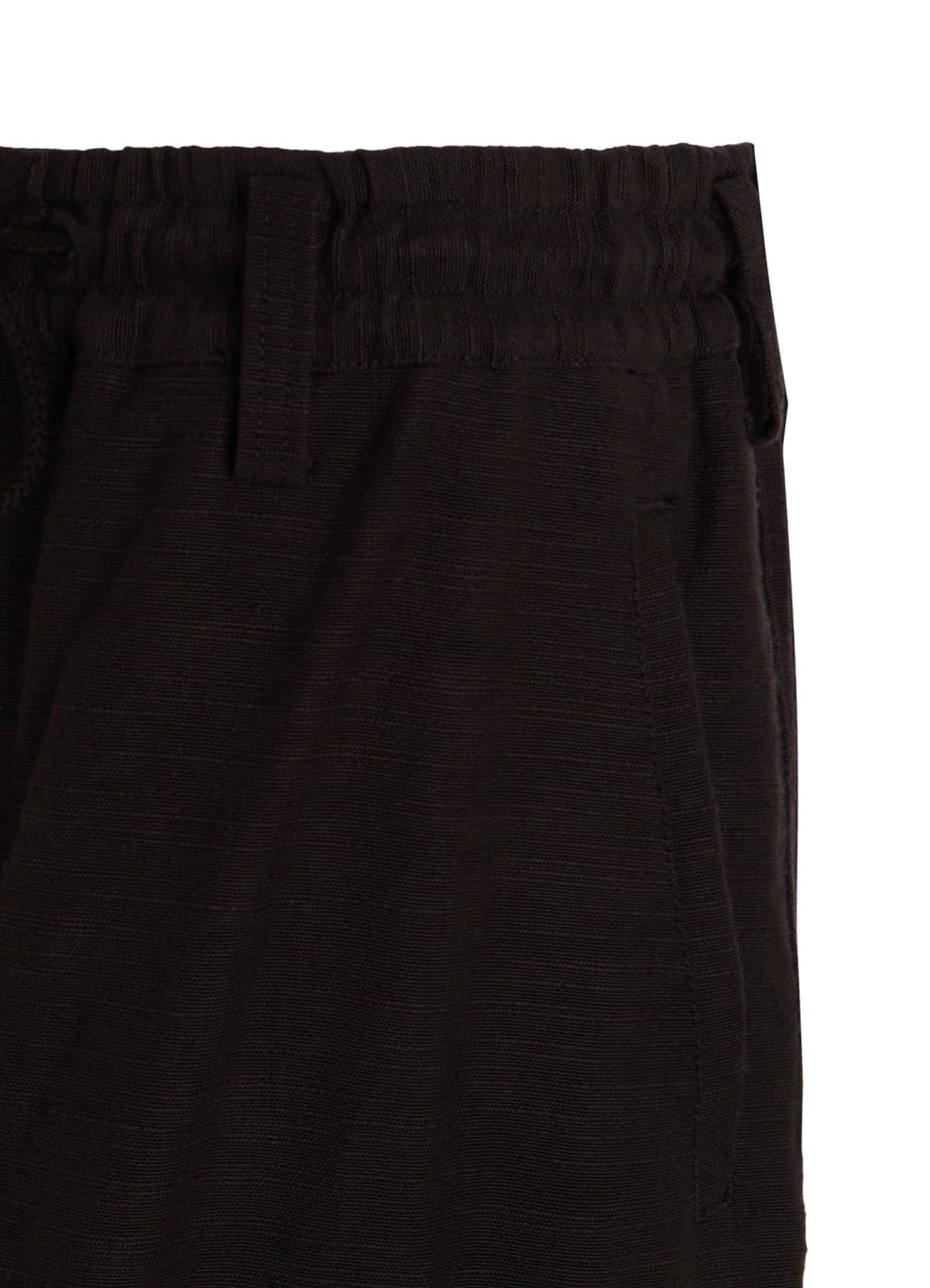 COTTON/LINEN FLOWER EMBROIDERY HAKAMA BALLOON PANTS