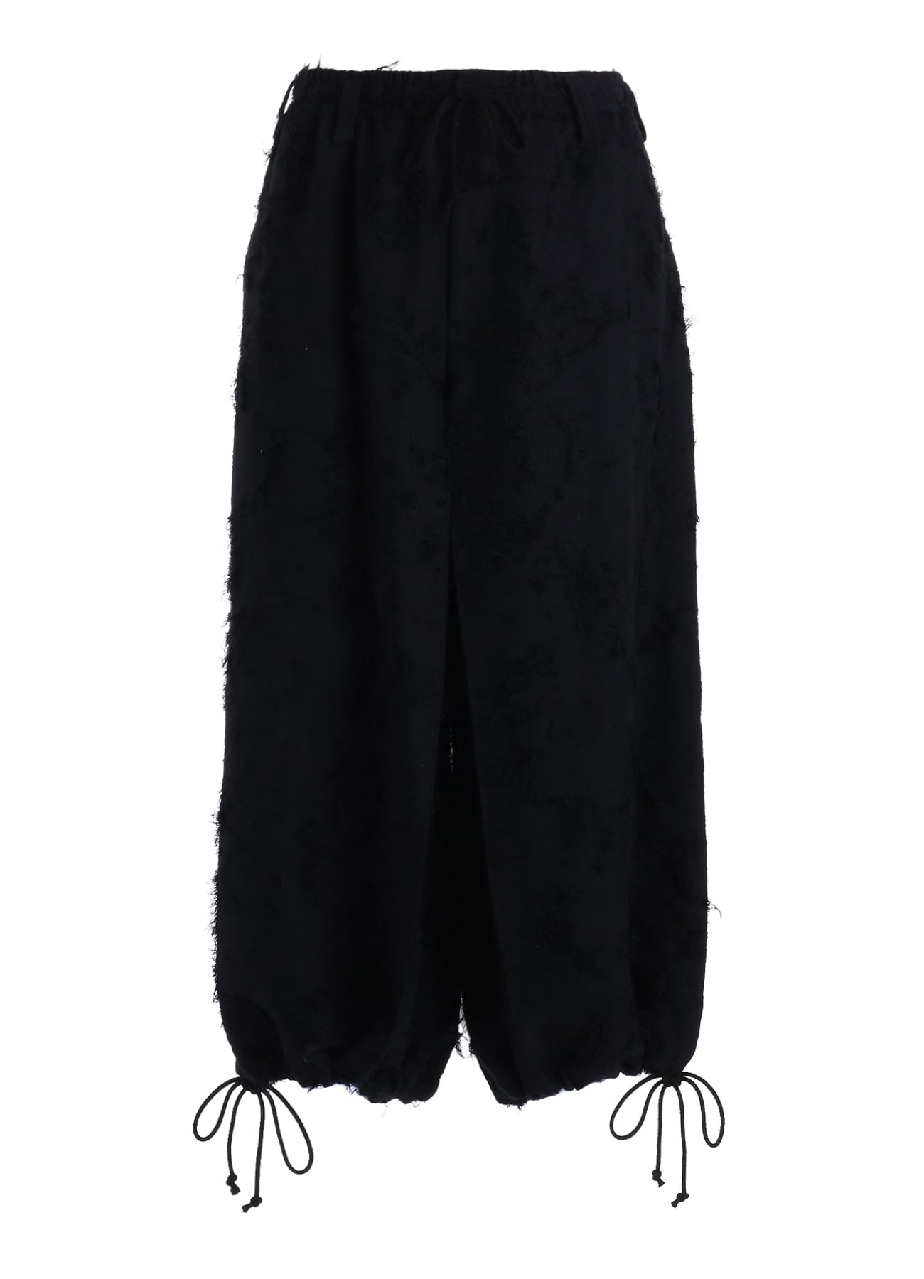 COTTON BOTANICAL SHEER JACQUARD HAKAMA BALLOON PANTS