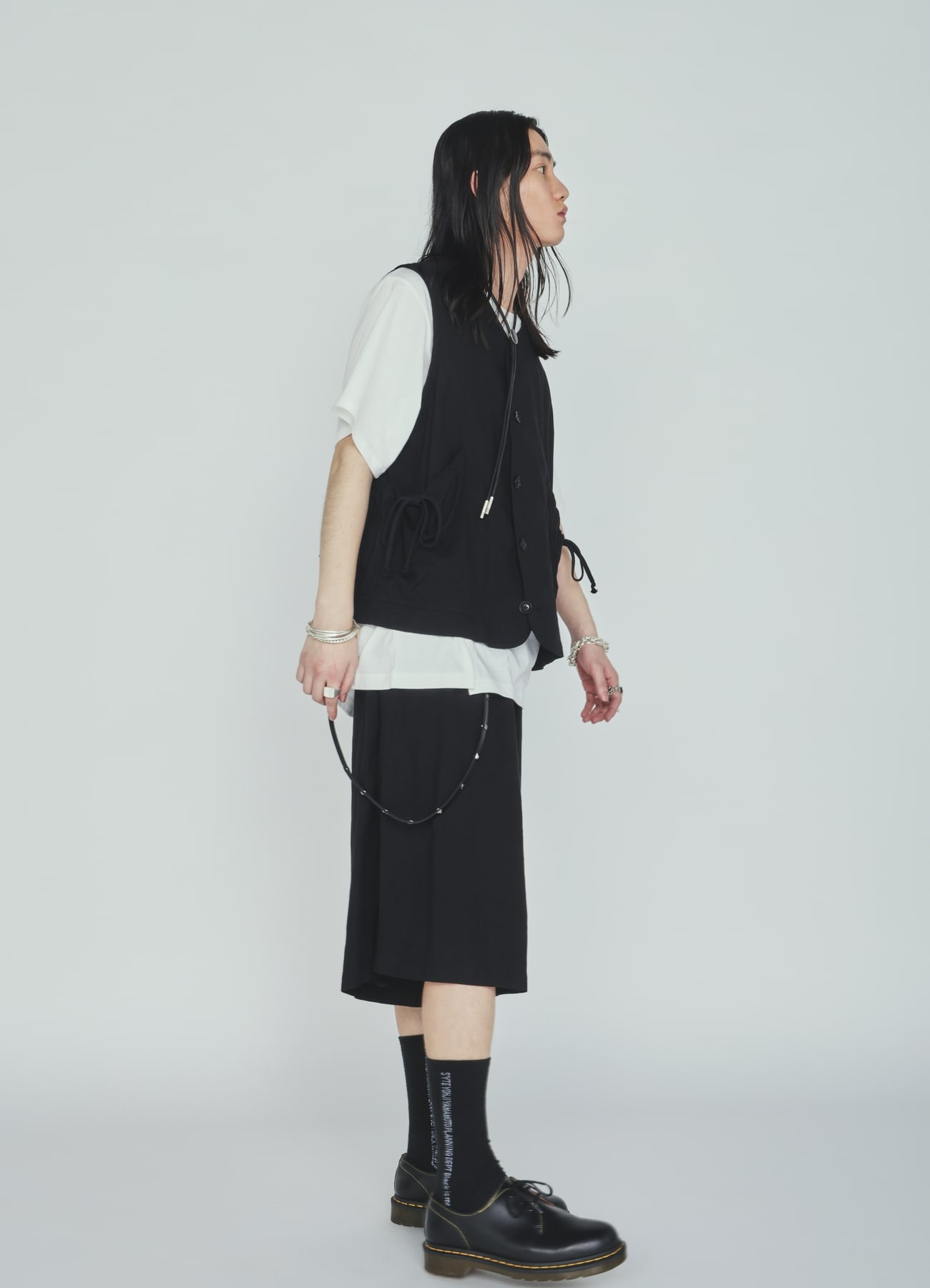 Cotton-Linen Poplin HALF PANTS