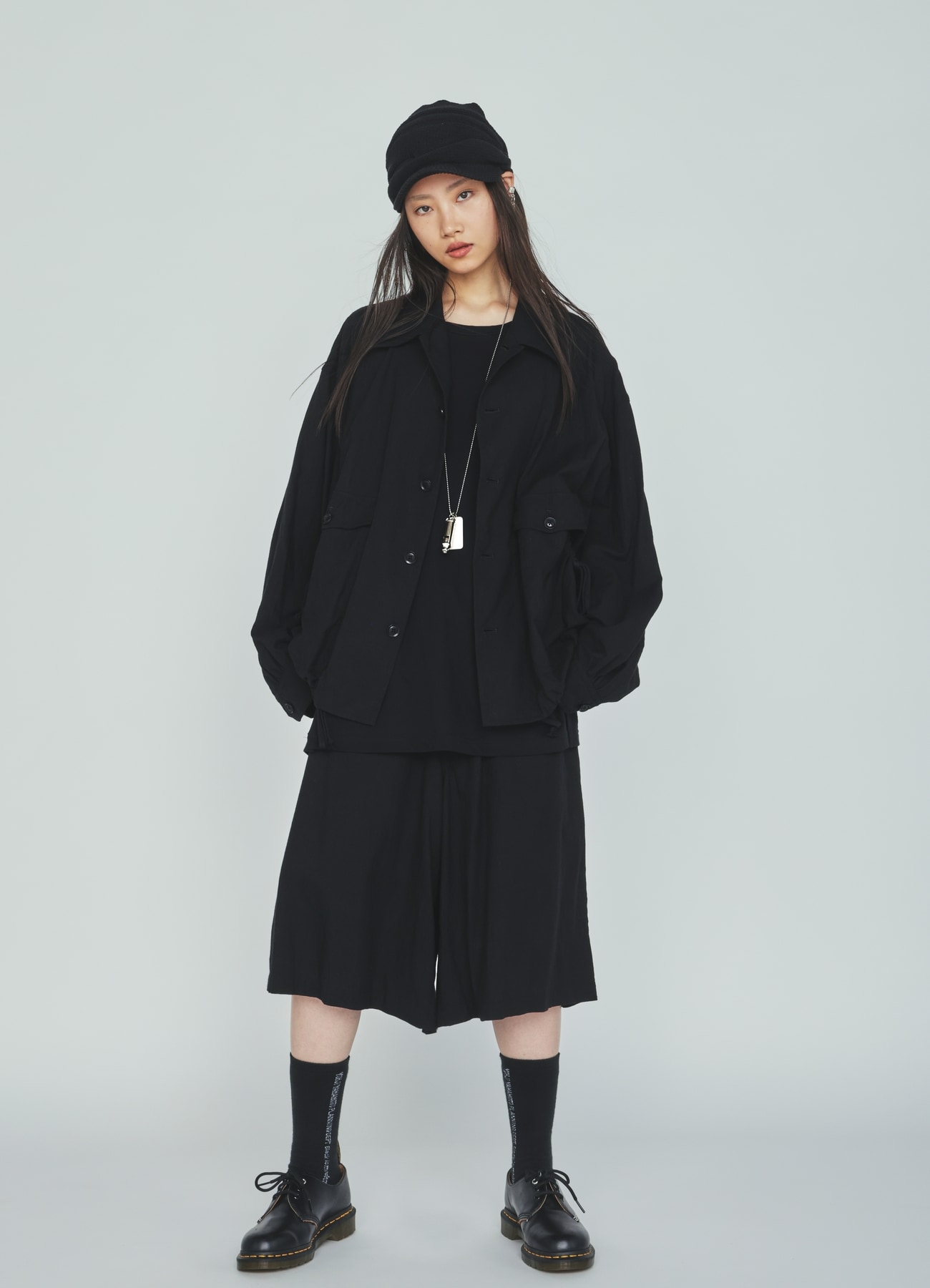 Cotton-Linen Poplin HALF PANTS