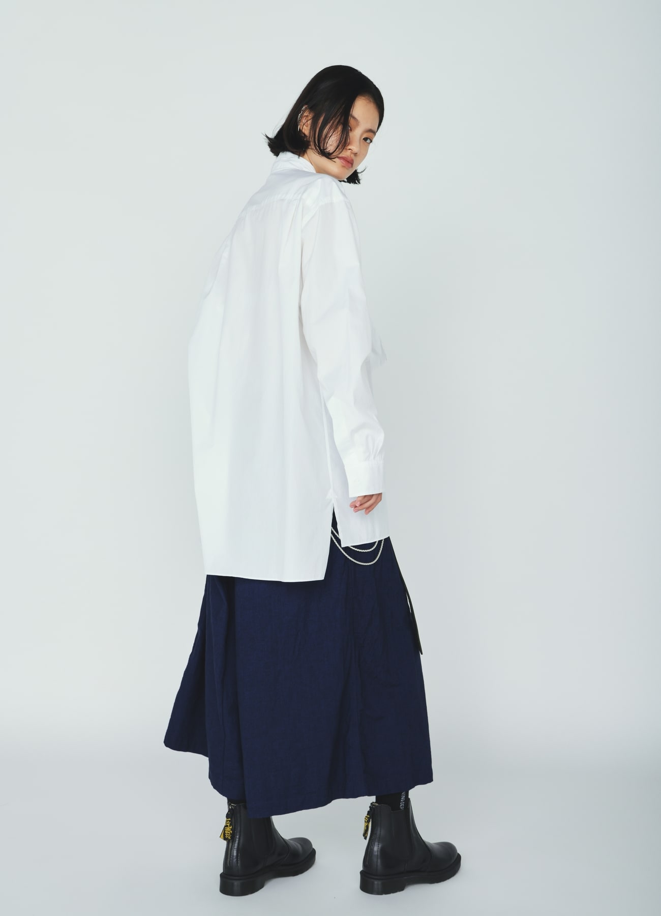 COTTON/LINEN CANVAS SOFRON HAKAMA PANTS