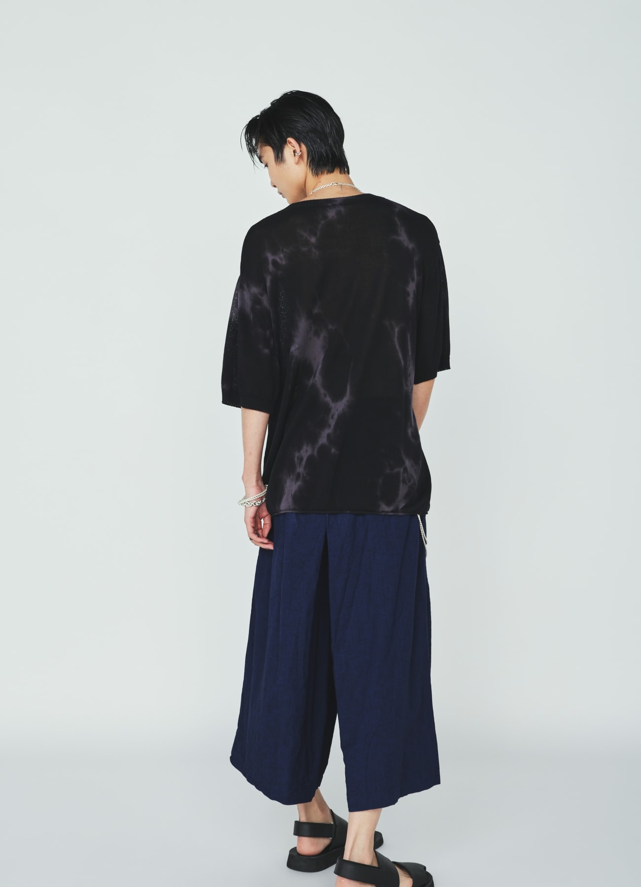 COTTON/LINEN CANVAS SOFRON HAKAMA PANTS