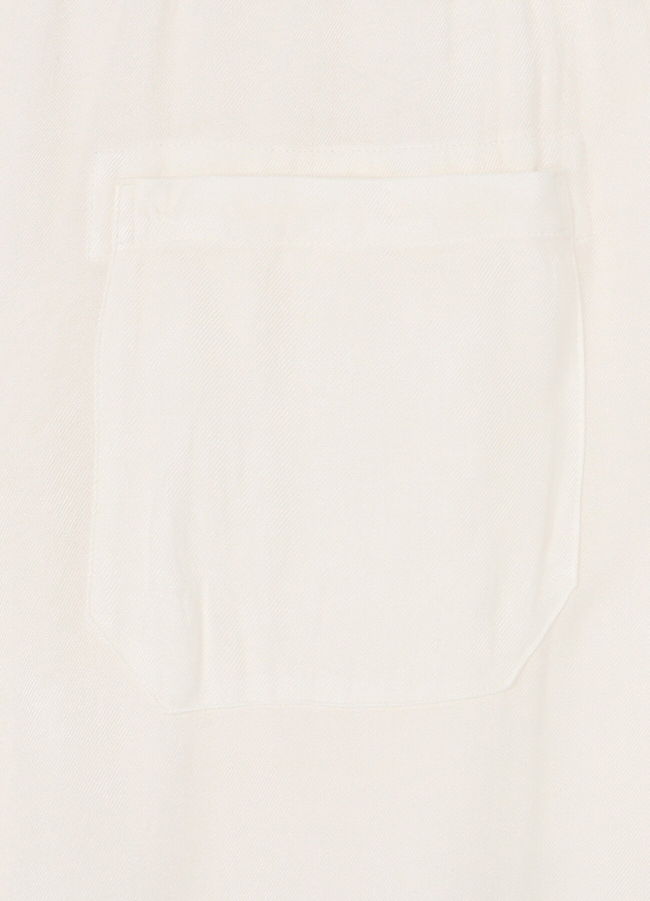 Viscose Twill Product Washing Process Cut-off Left Wrap Asymmetry Pants