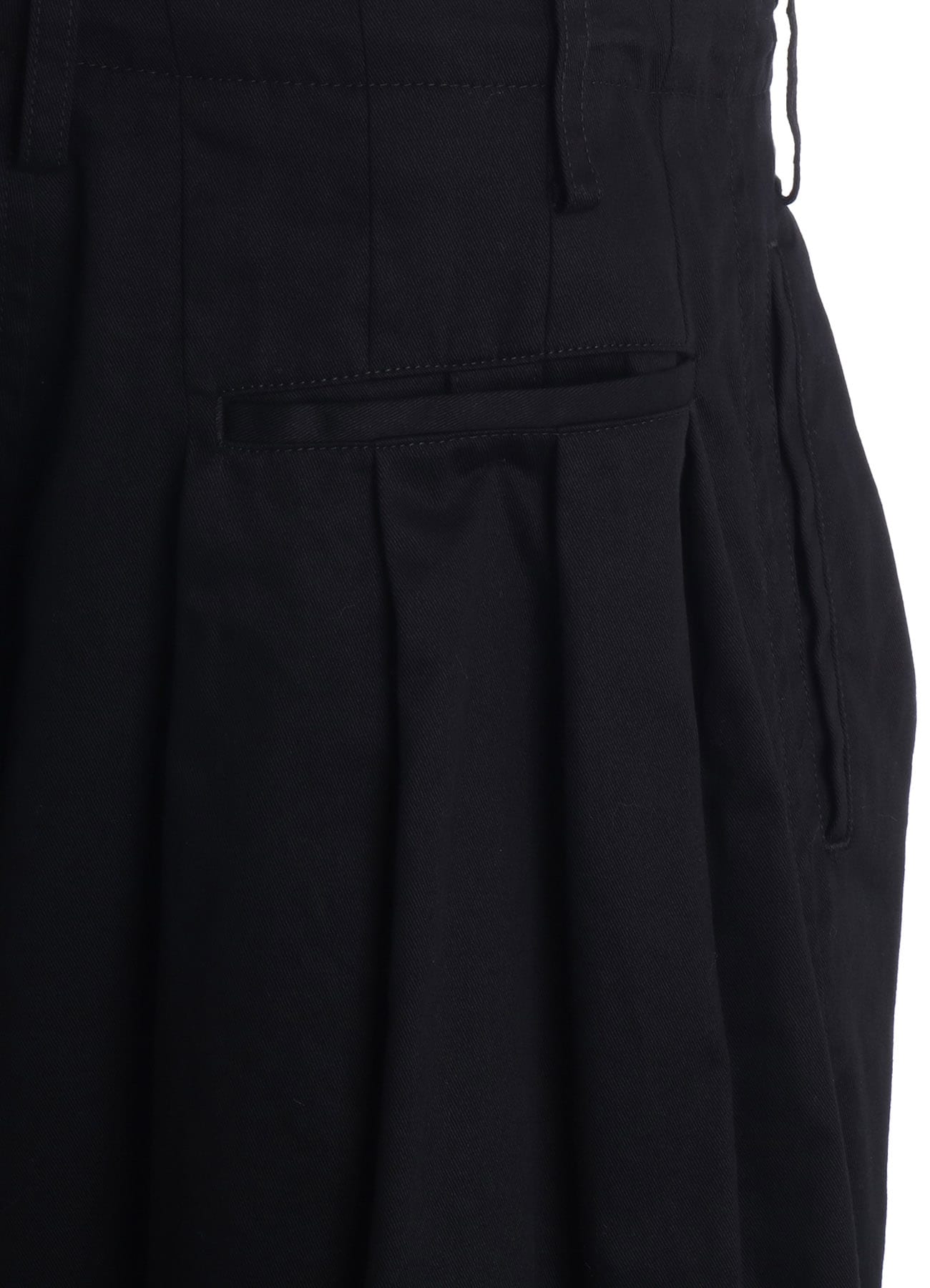 COTTON TWILL EMBROIDERY BALLOON PANTS