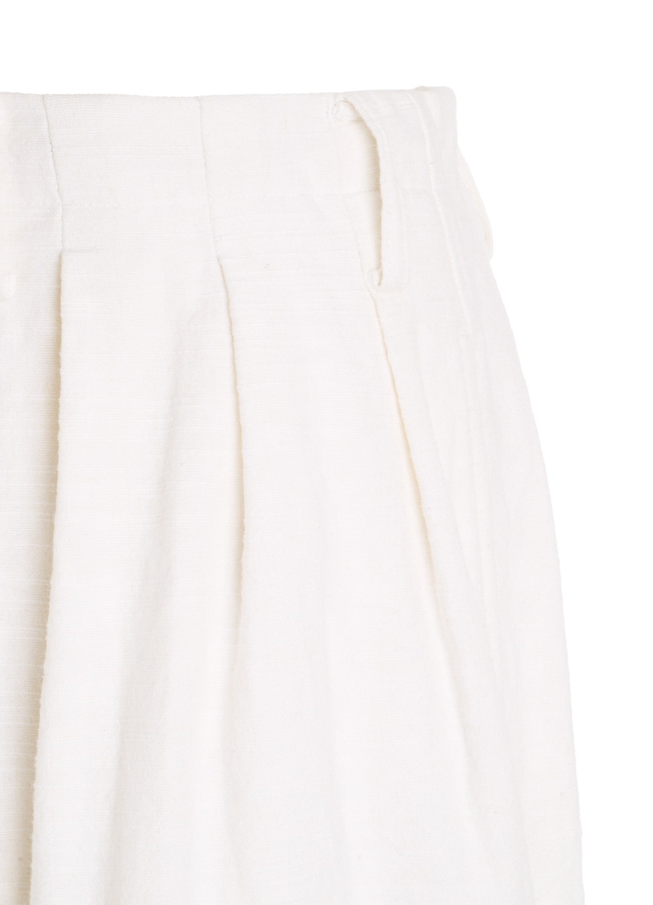 COTTON/LINEN FLOWER EMBROIDERY BALLOON PANTS