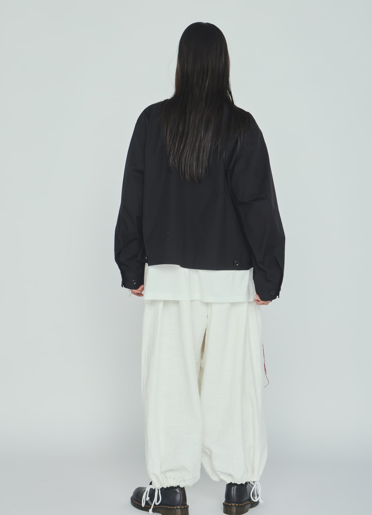COTTON/LINEN FLOWER EMBROIDERY BALLOON PANTS
