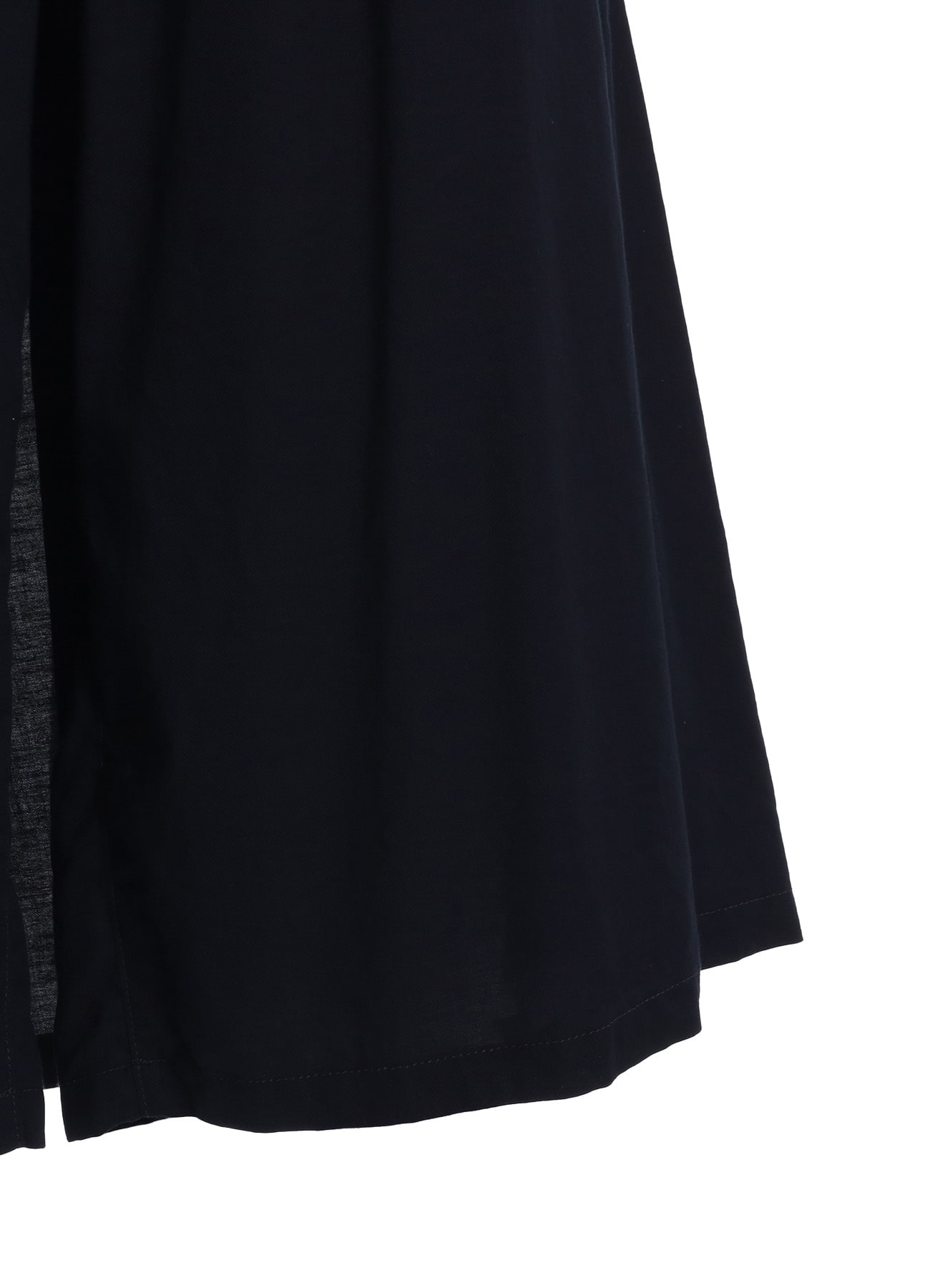 ORGANIC COTTON WASHER WRAP CULOTTE PANTS WITH SASHIKO EMBROIDERY