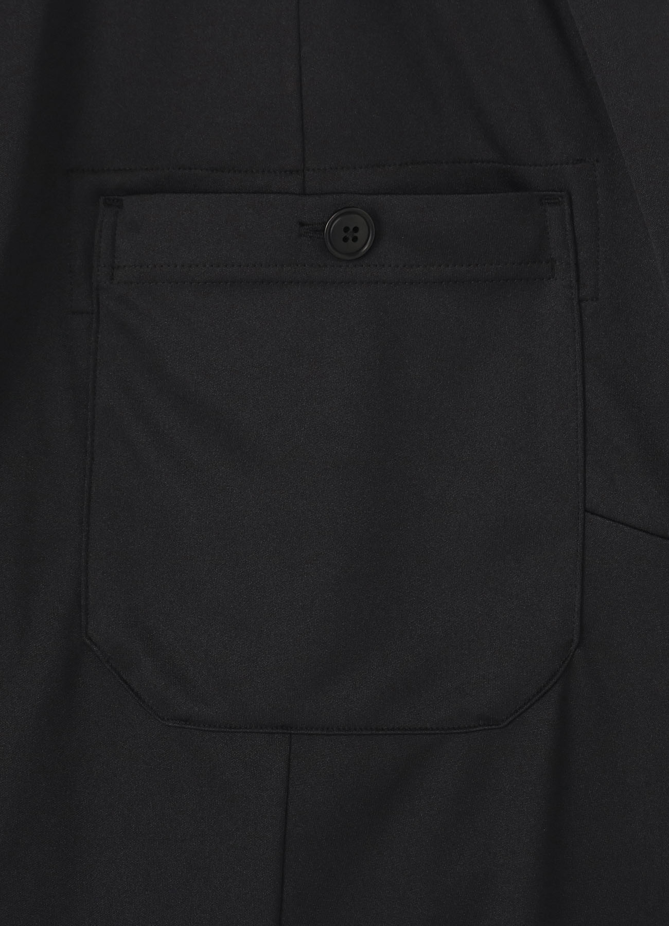 Thin Smooth Jersey Switching Seam Fastener Pocket 6-quarter-length Saruel Pants