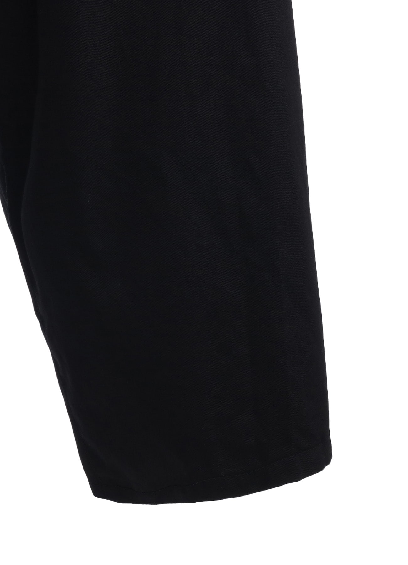 COTTON TWILL GATHERED POCKET TAPED PANTS