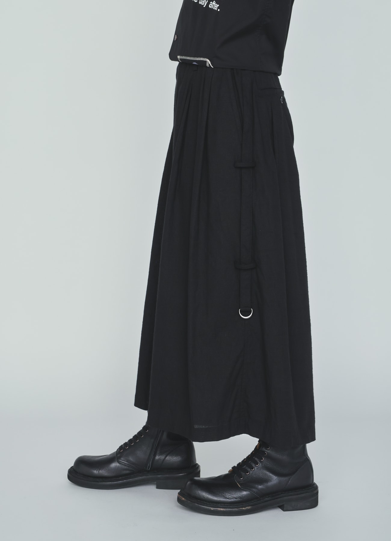 INDIAN KADI SIDEBANDED CULOTTE PANTS