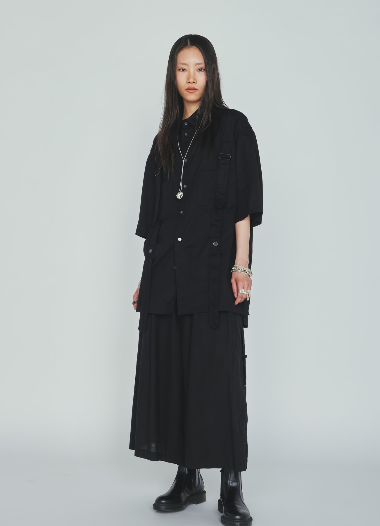 INDIAN KADI SIDEBANDED CULOTTE PANTS