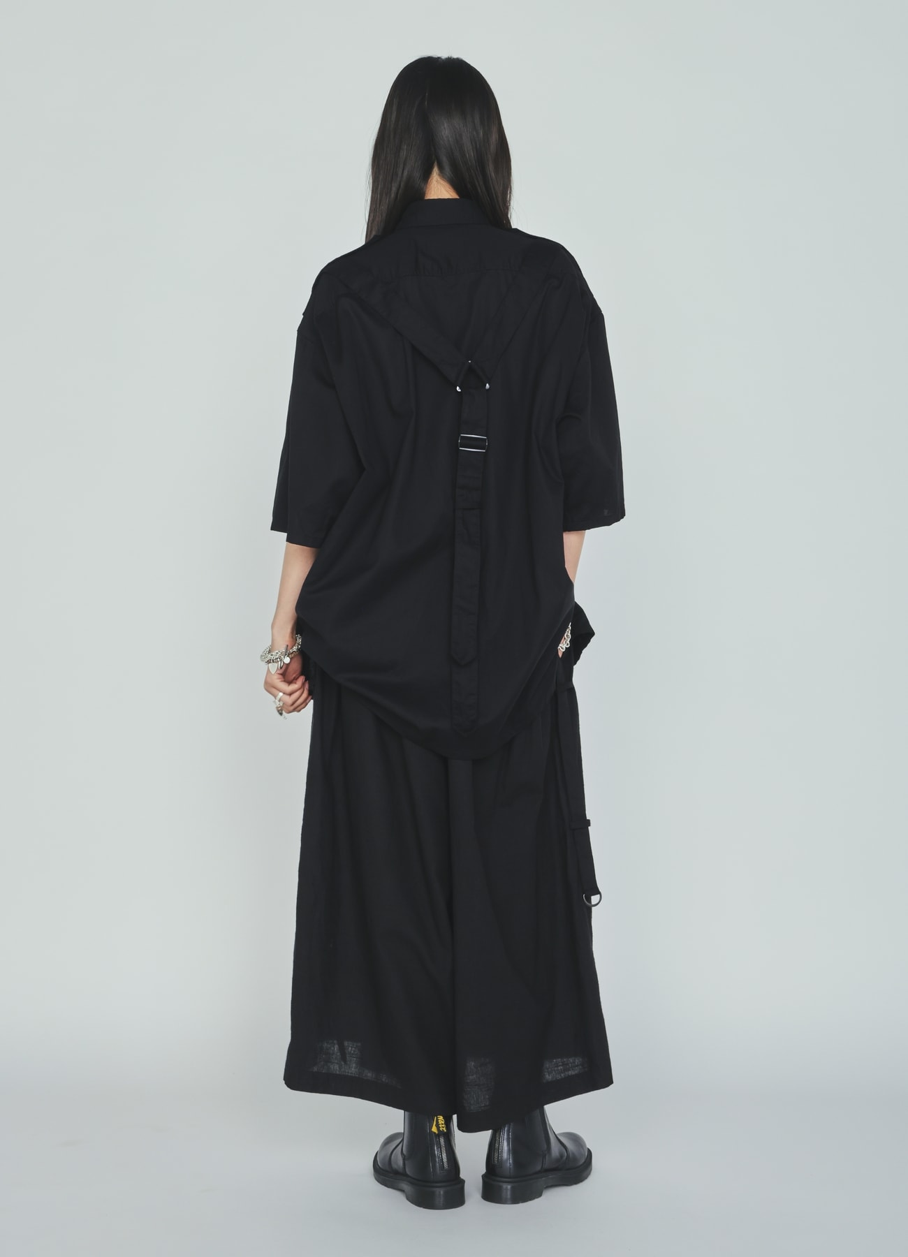 INDIAN KADI SIDEBANDED CULOTTE PANTS